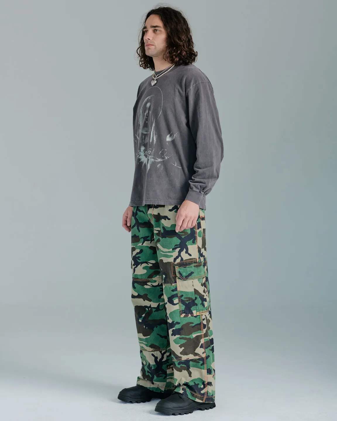 Indicator Cargo Pants. 23”. Canvas Camouflage. sold by JNCO product image thumbnail 3