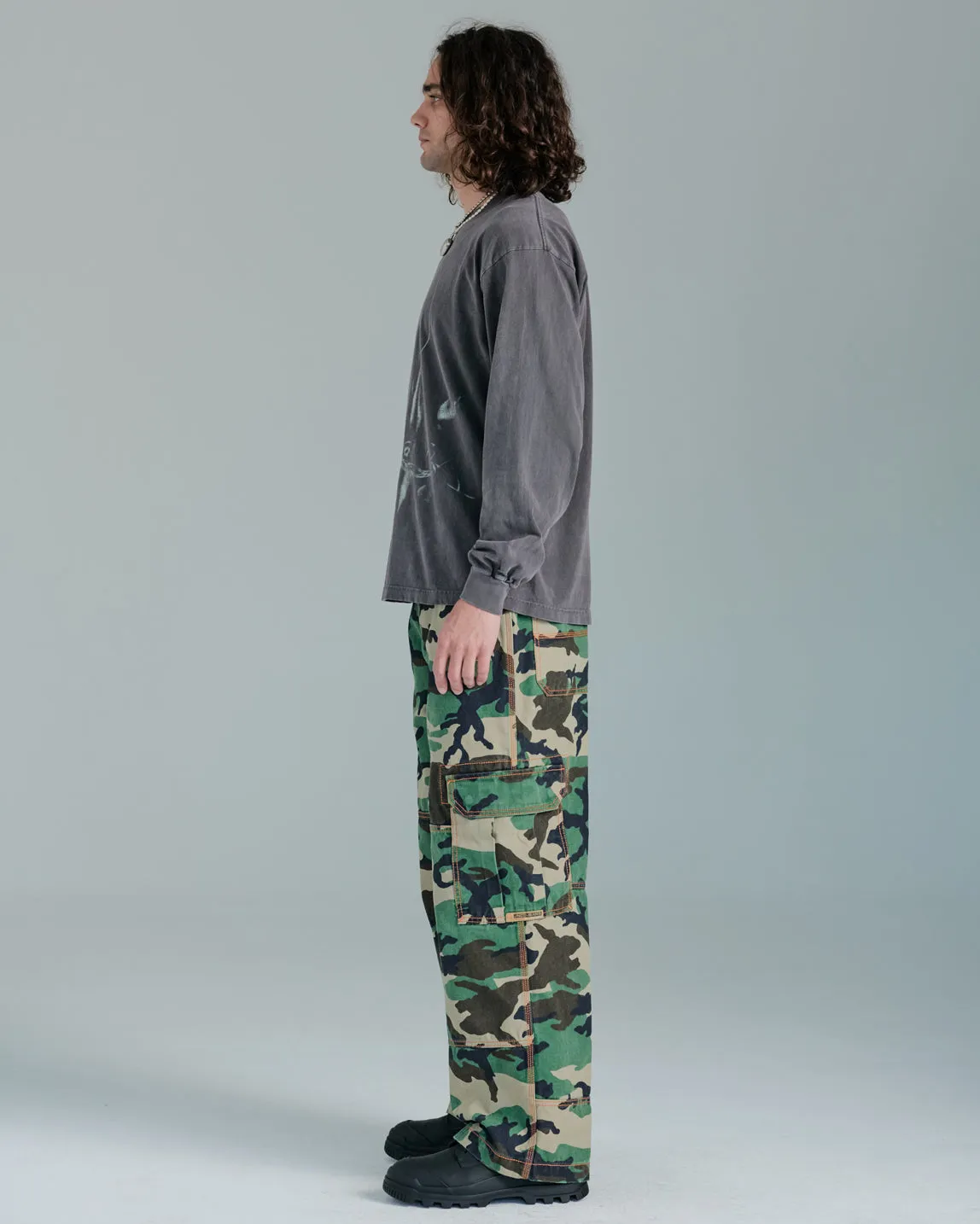 Indicator Cargo Pants. 23”. Canvas Camouflage. sold by JNCO product image thumbnail 5