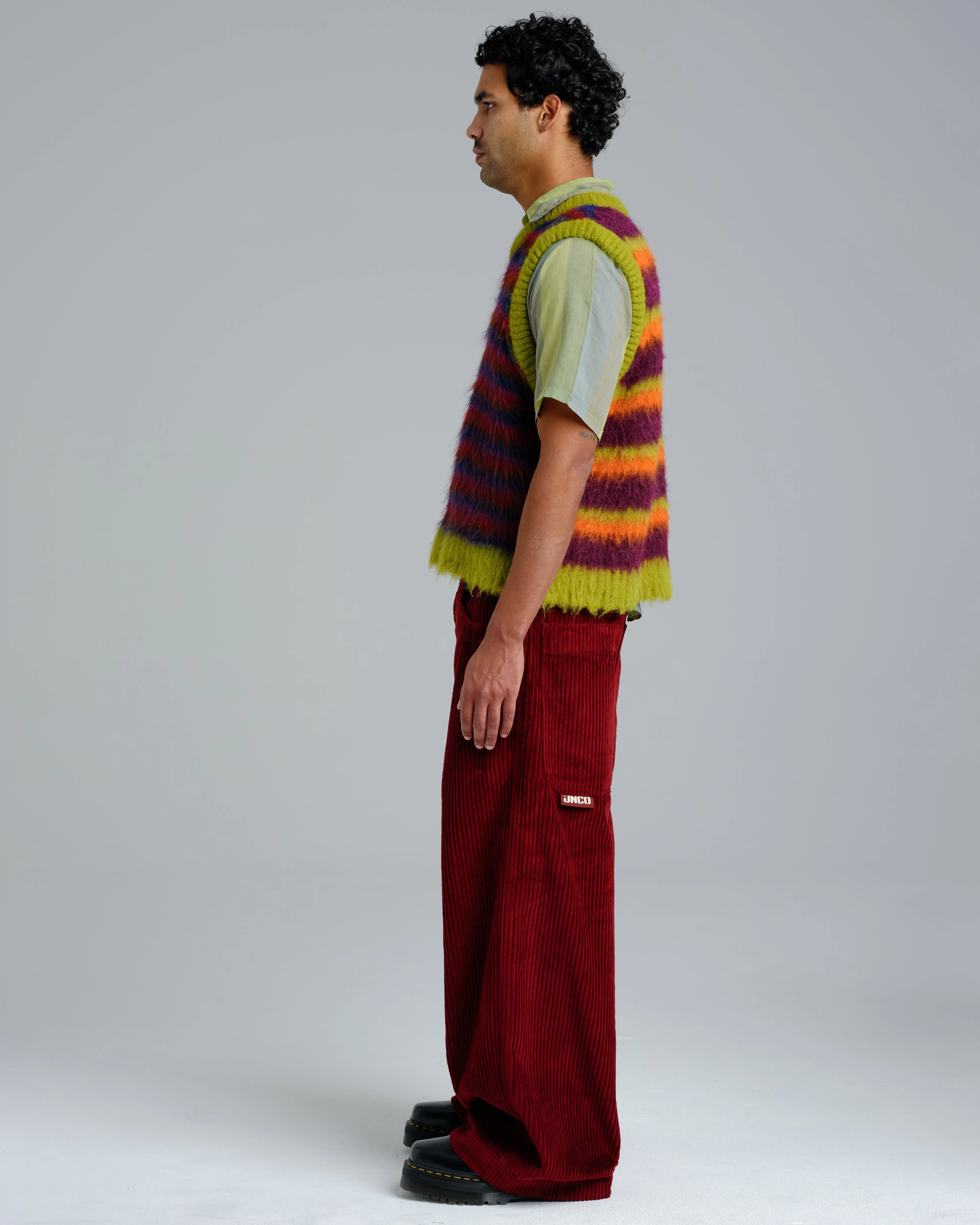 101 Twin Cannon. 26". 4 Wale Corduroy. Burgundy. sold by JNCO product image thumbnail 5