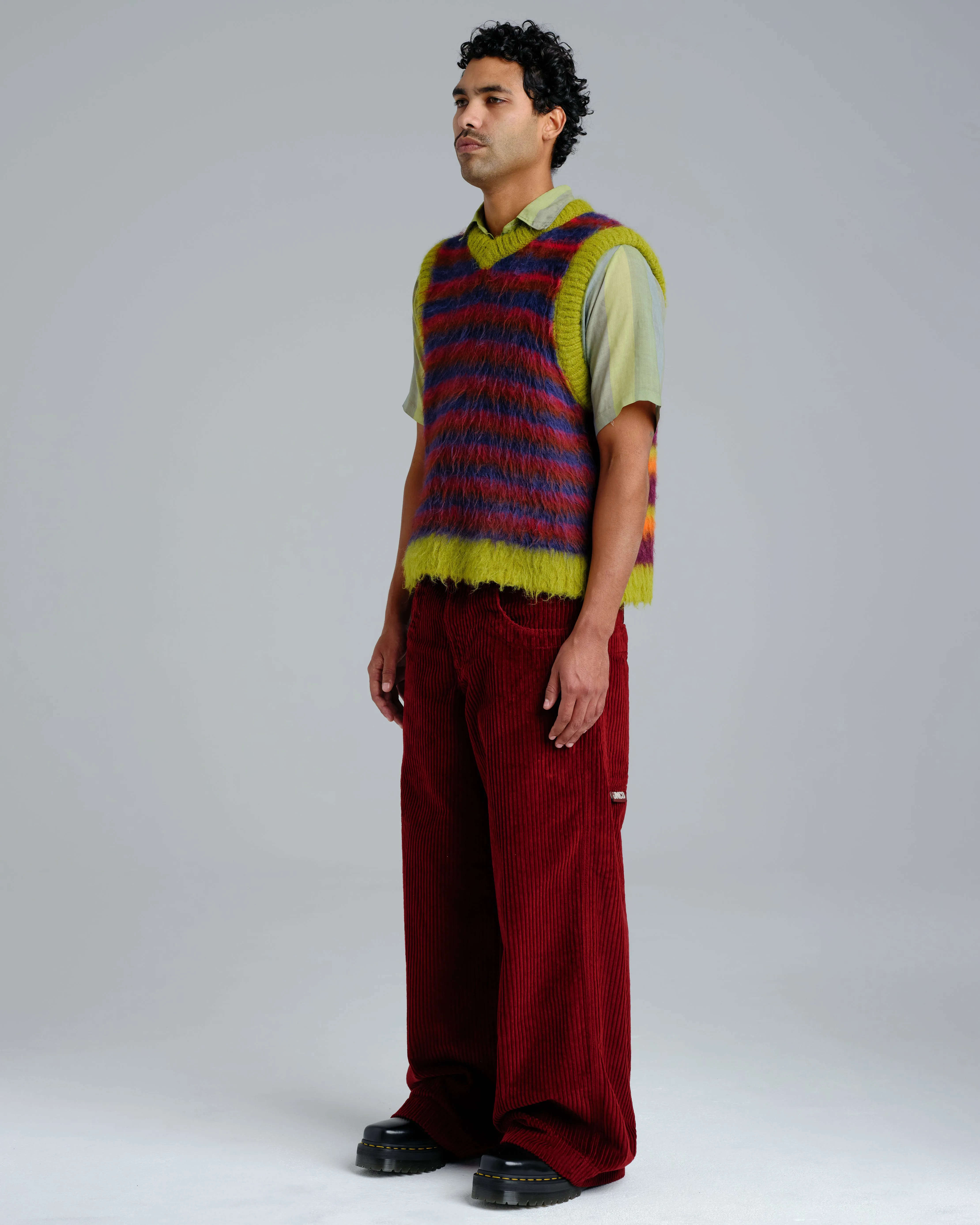 101 Twin Cannon. 26". 4 Wale Corduroy. Burgundy. sold by JNCO product image thumbnail 3