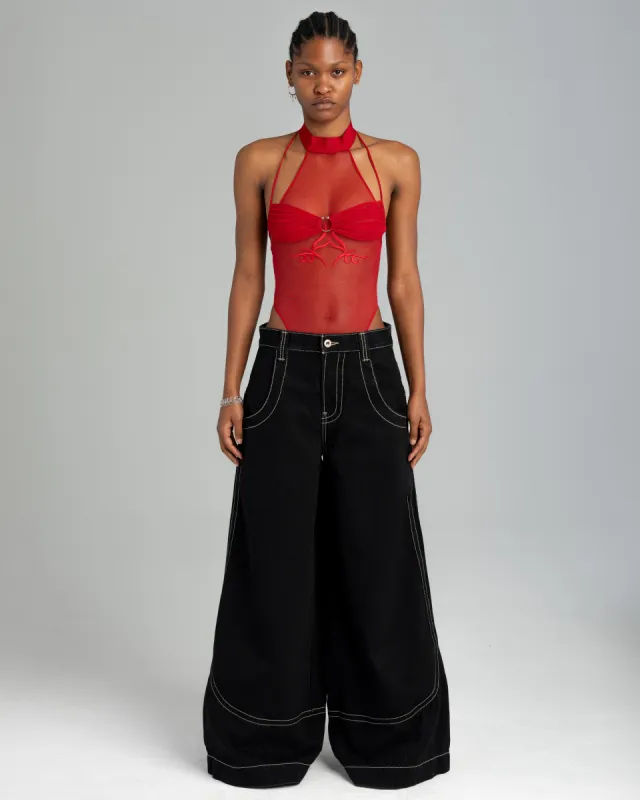 W Kangaroo. 34". Jet Black. sold by JNCO