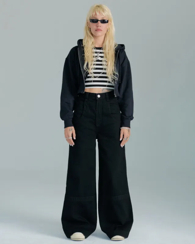 The Camilla Jeans. 27”. Jet Black. sold by JNCO