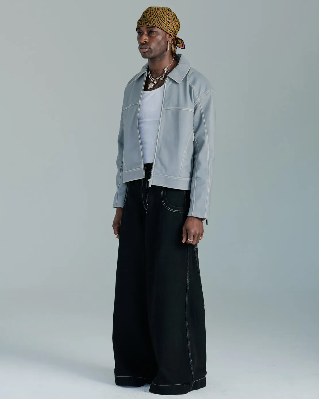90s LA GATE ワイドブラックデニム　Jnco Bboy Bigboy Vintage 90s/y2k Vato Loco JNCO Style Wide leg Jeans 36 X 30