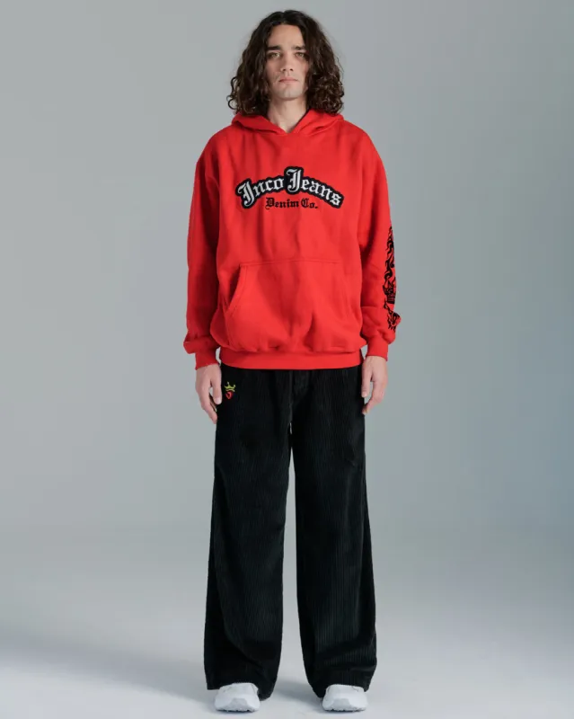 179 Pipes. 23". 4 Wale Corduroy. Black. sold by JNCO