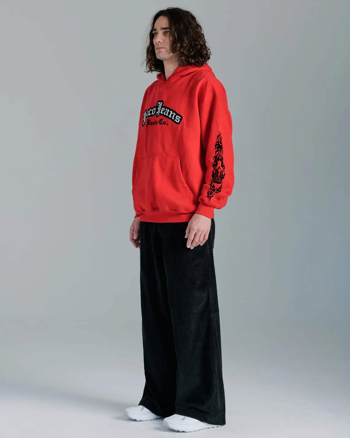 179 Pipes. 23". 4 Wale Corduroy. Black. sold by JNCO product image thumbnail 3