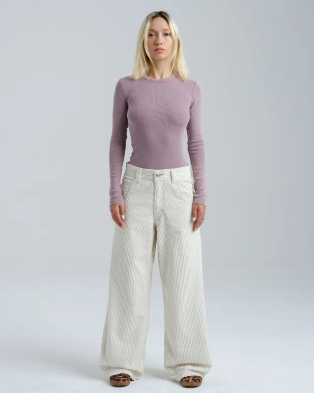 W1179 Easy Wide Pipes. 23". 4 Wale Corduroy. Tofu. sold by JNCO