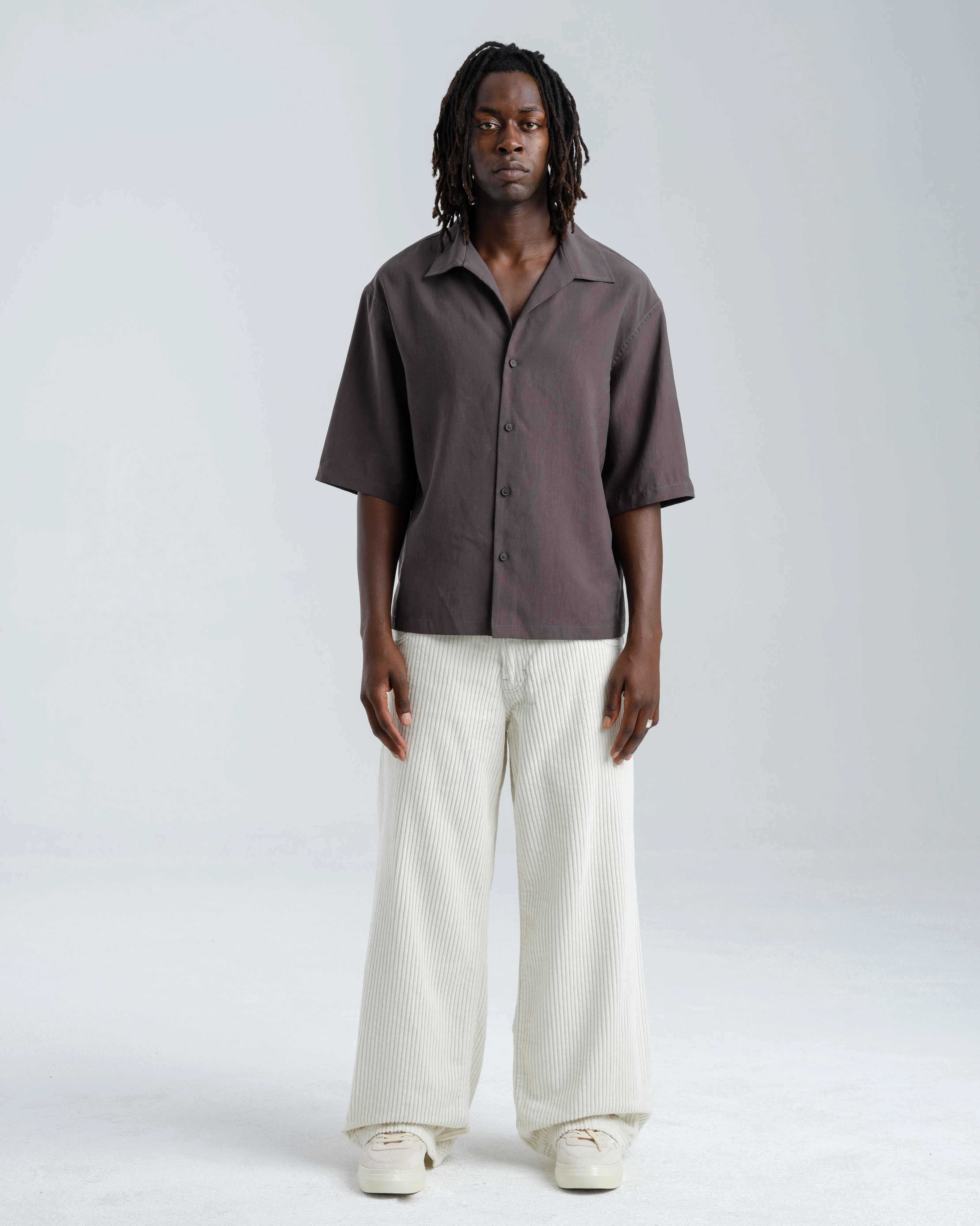 1179 Easy Wide Pipes. 23". 4 Wale Corduroy. Tofu. sold by JNCO