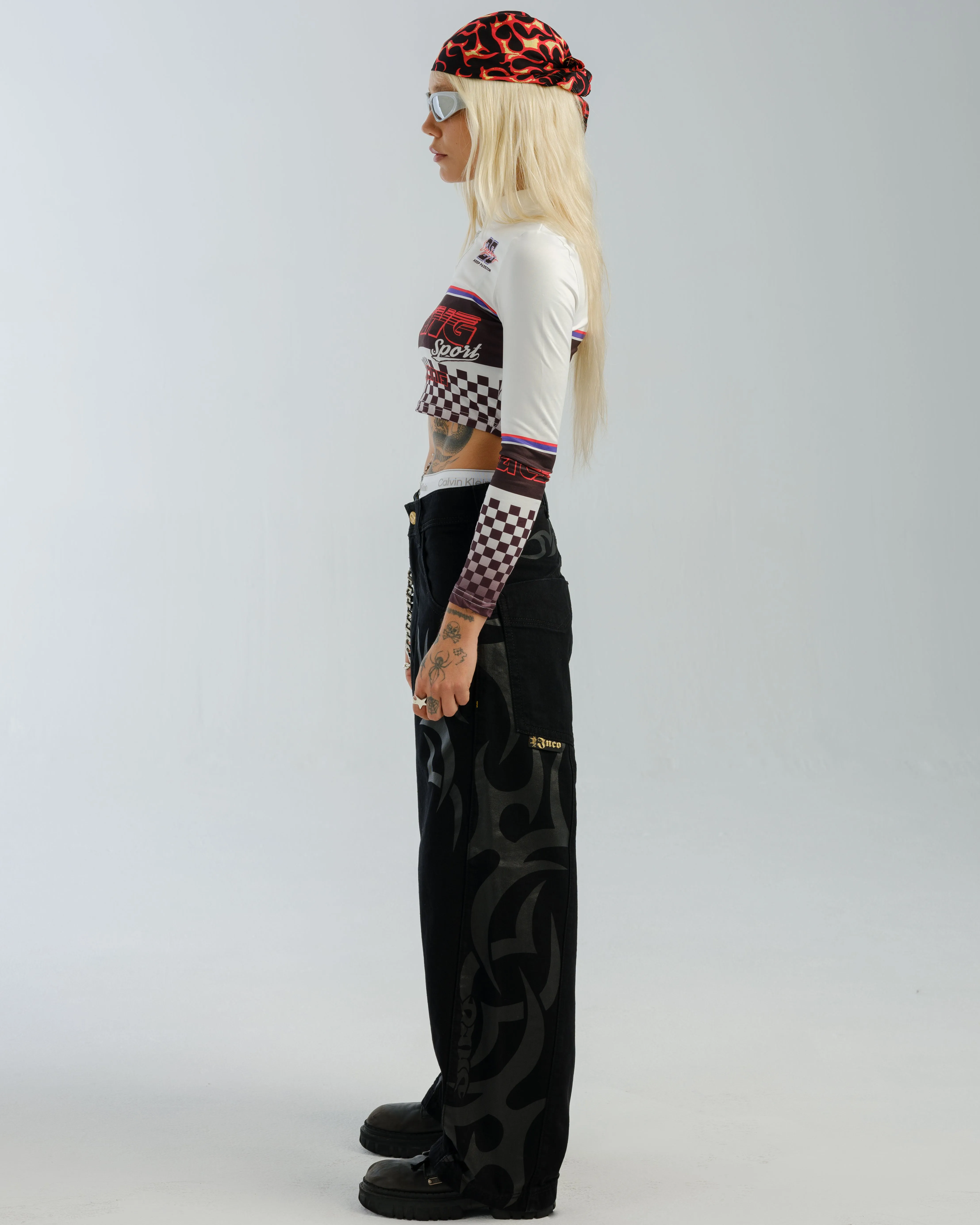 W High Roller. 21". Jet Black. sold by JNCO product image thumbnail 4