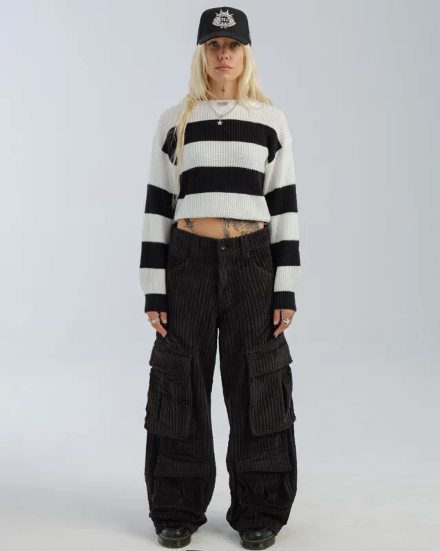 W Legacy. 24". 2 Wale Corduroy. Black. sold by JNCO