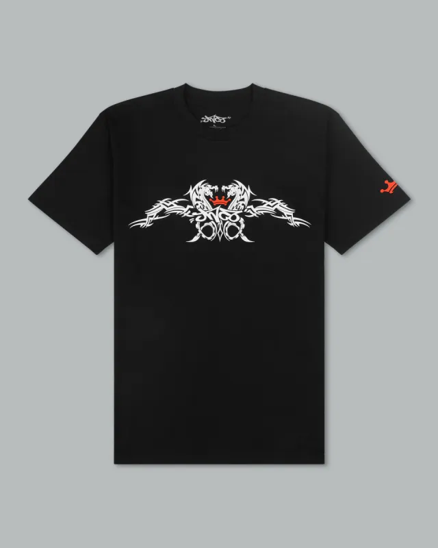 Tribal Dragon Tee. Black. sold by JNCO