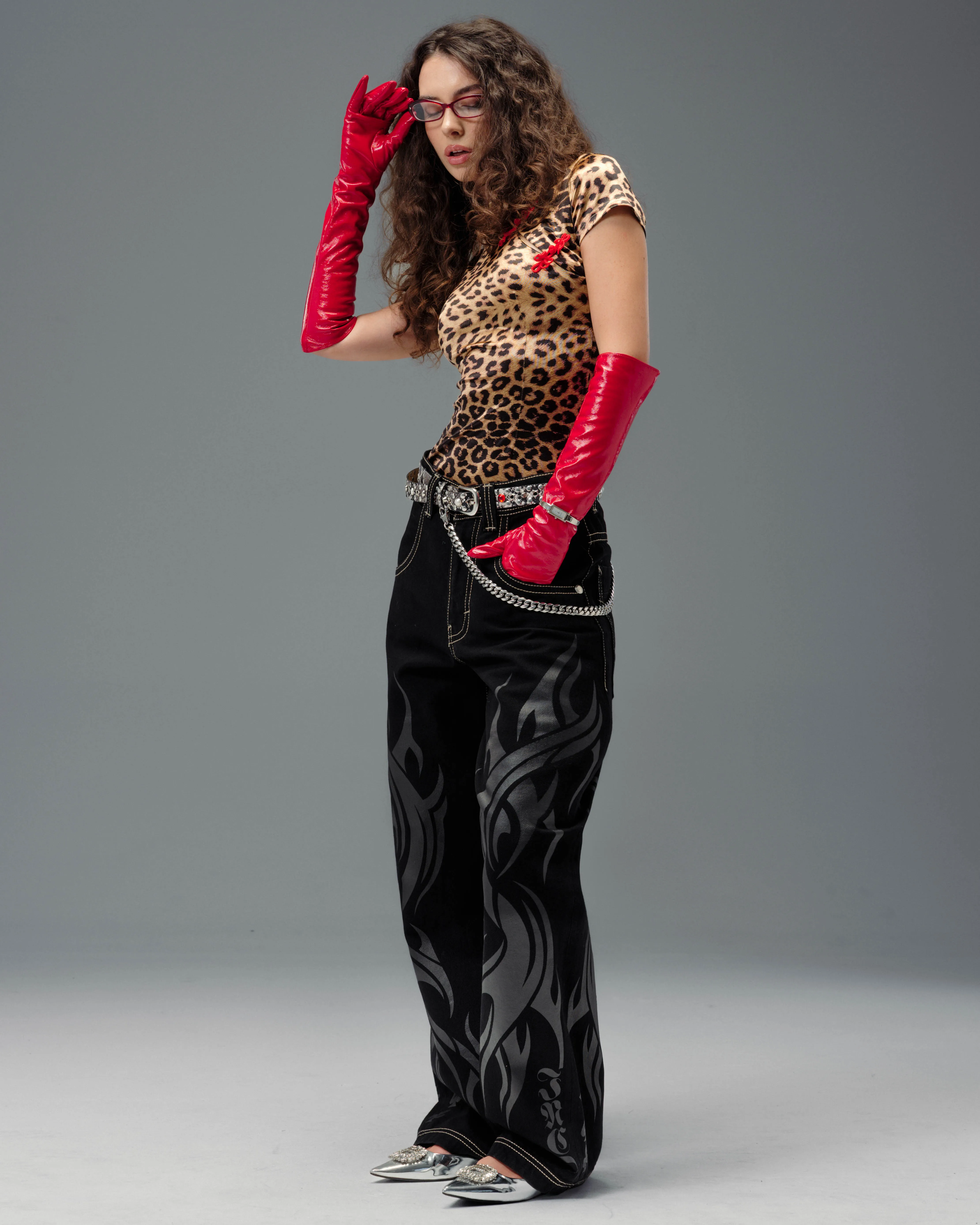 W Flame Karatz. 23". Jet Black. sold by JNCO product image thumbnail 2