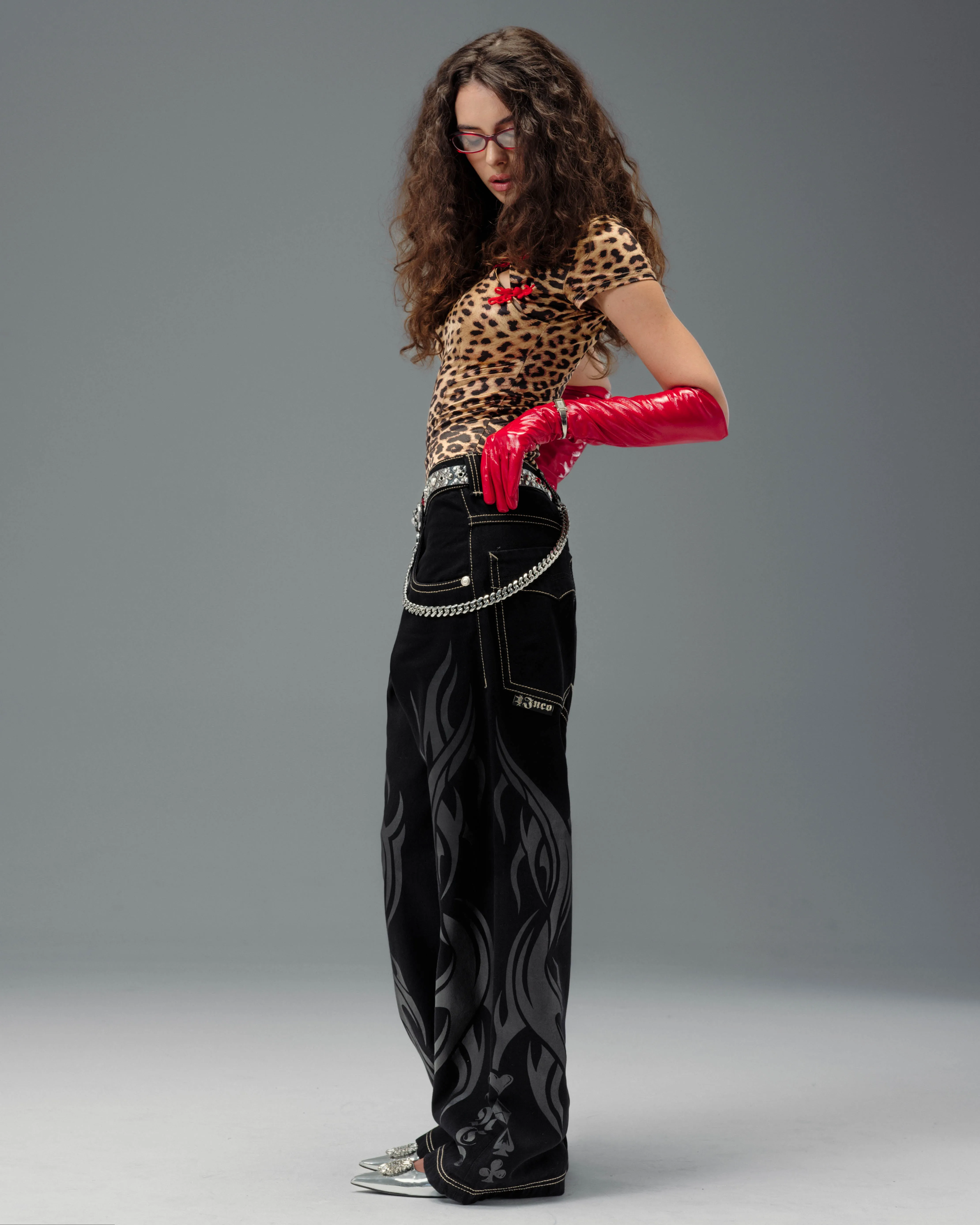 W Flame Karatz. 23". Jet Black. sold by JNCO product image thumbnail 3