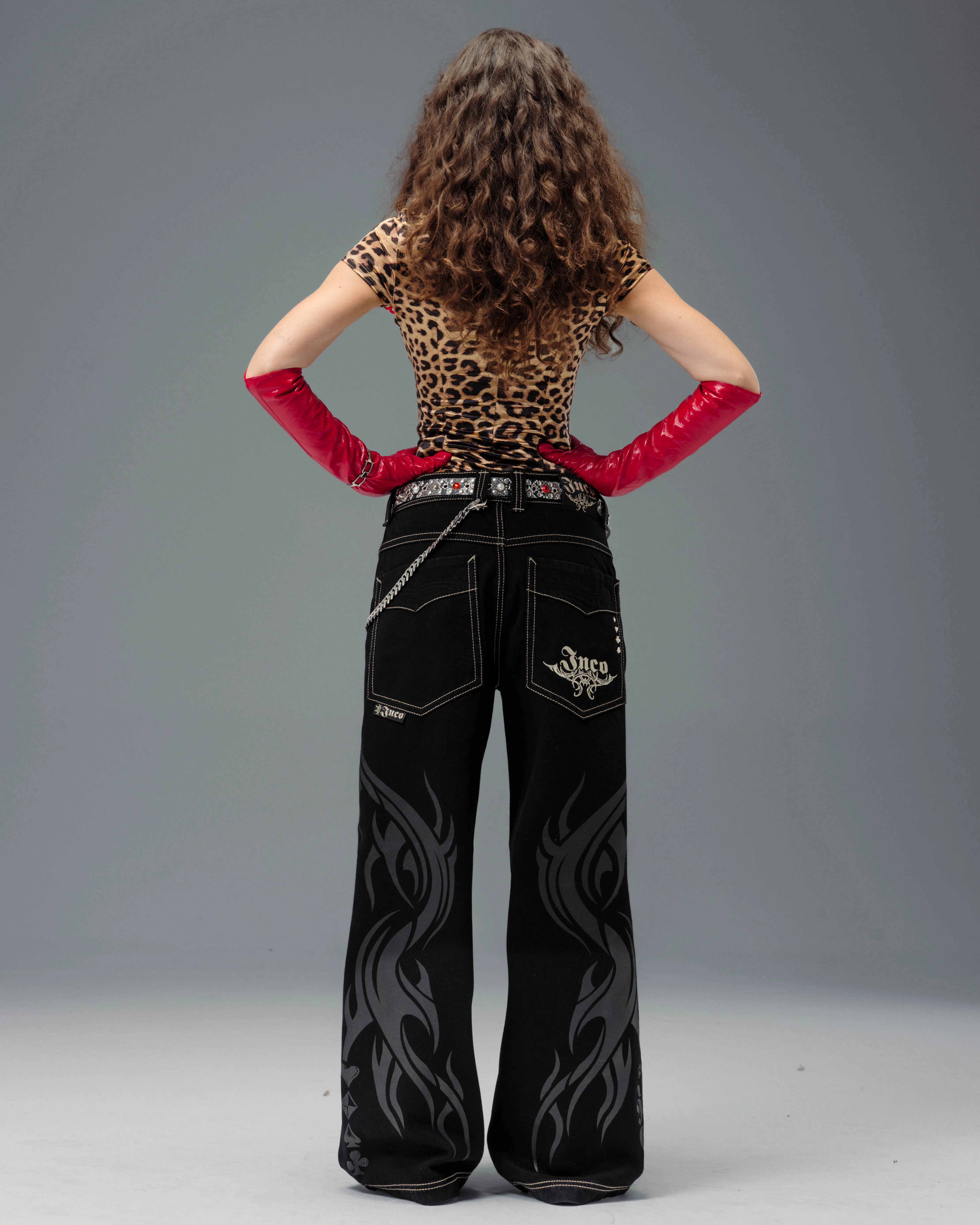 W Flame Karatz. 23". Jet Black. sold by JNCO product image thumbnail 4