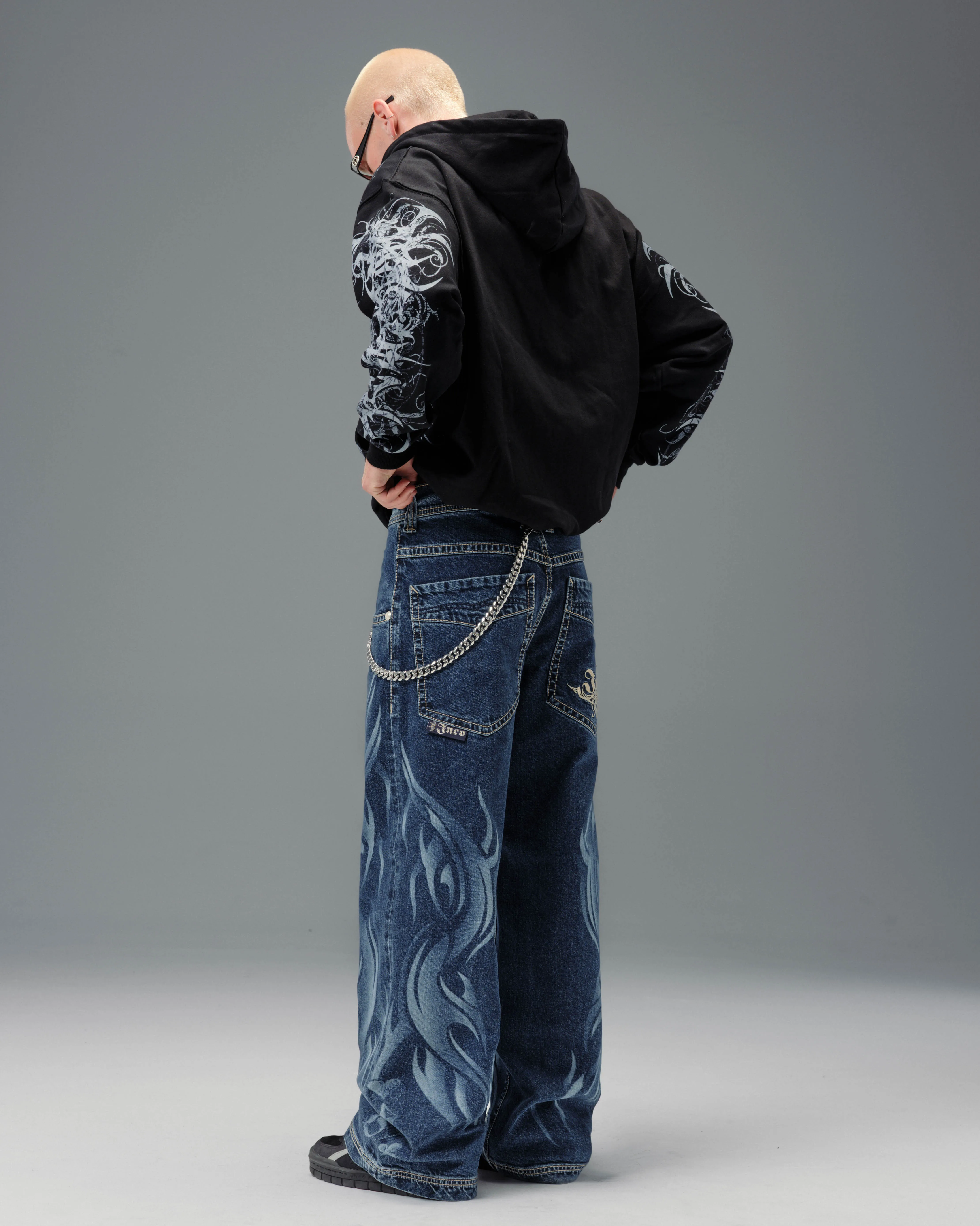 Flame Karatz. 23". Dark Stone. sold by JNCO product image thumbnail 5