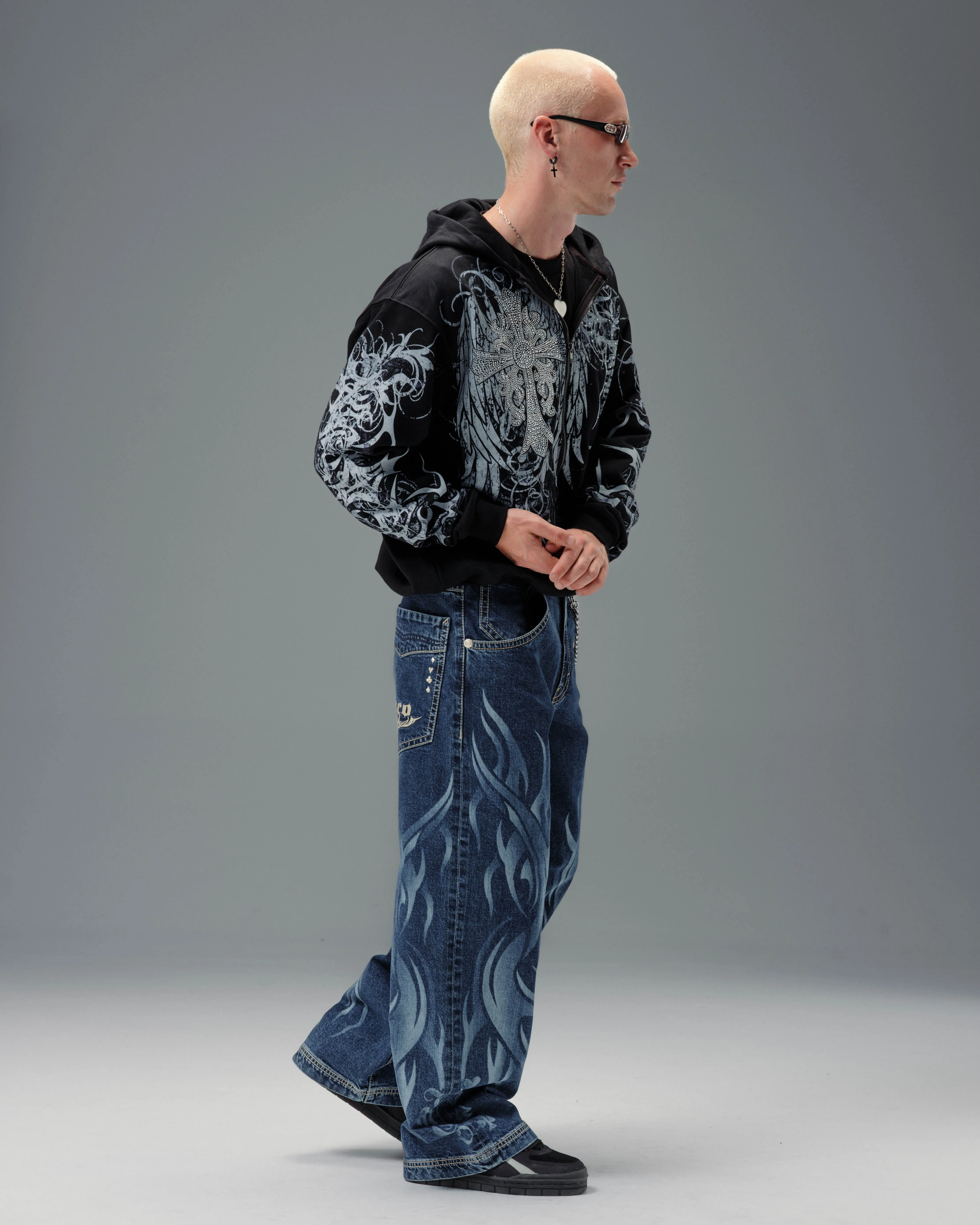 Flame Karatz. 23". Dark Stone. sold by JNCO product image thumbnail 2