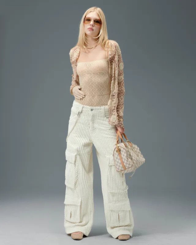 W Legacy. 24". 2 Wale Corduroy. Tofu. sold by JNCO