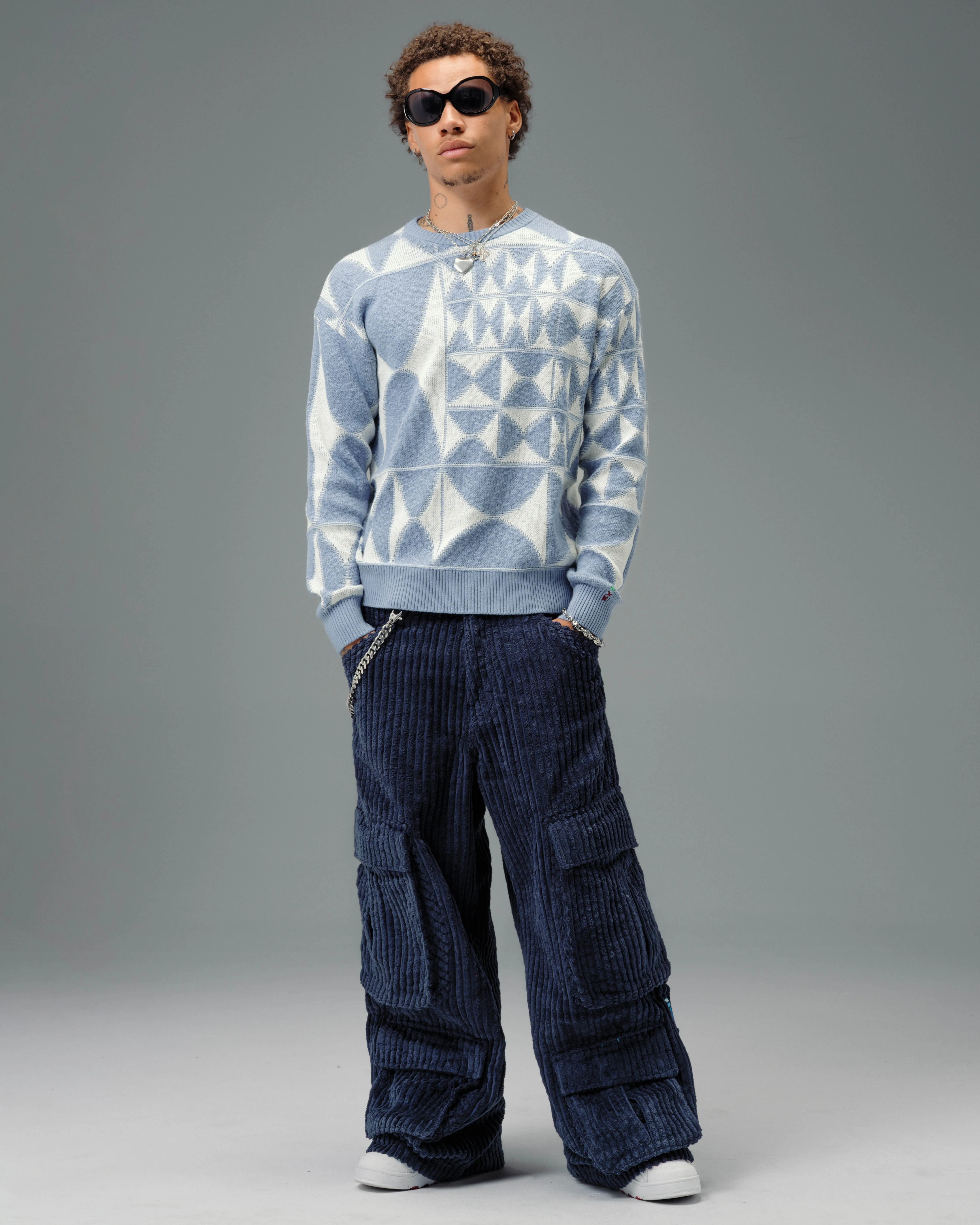 Legacy. 24". 2 Wale Corduroy. Navy. sold by JNCO