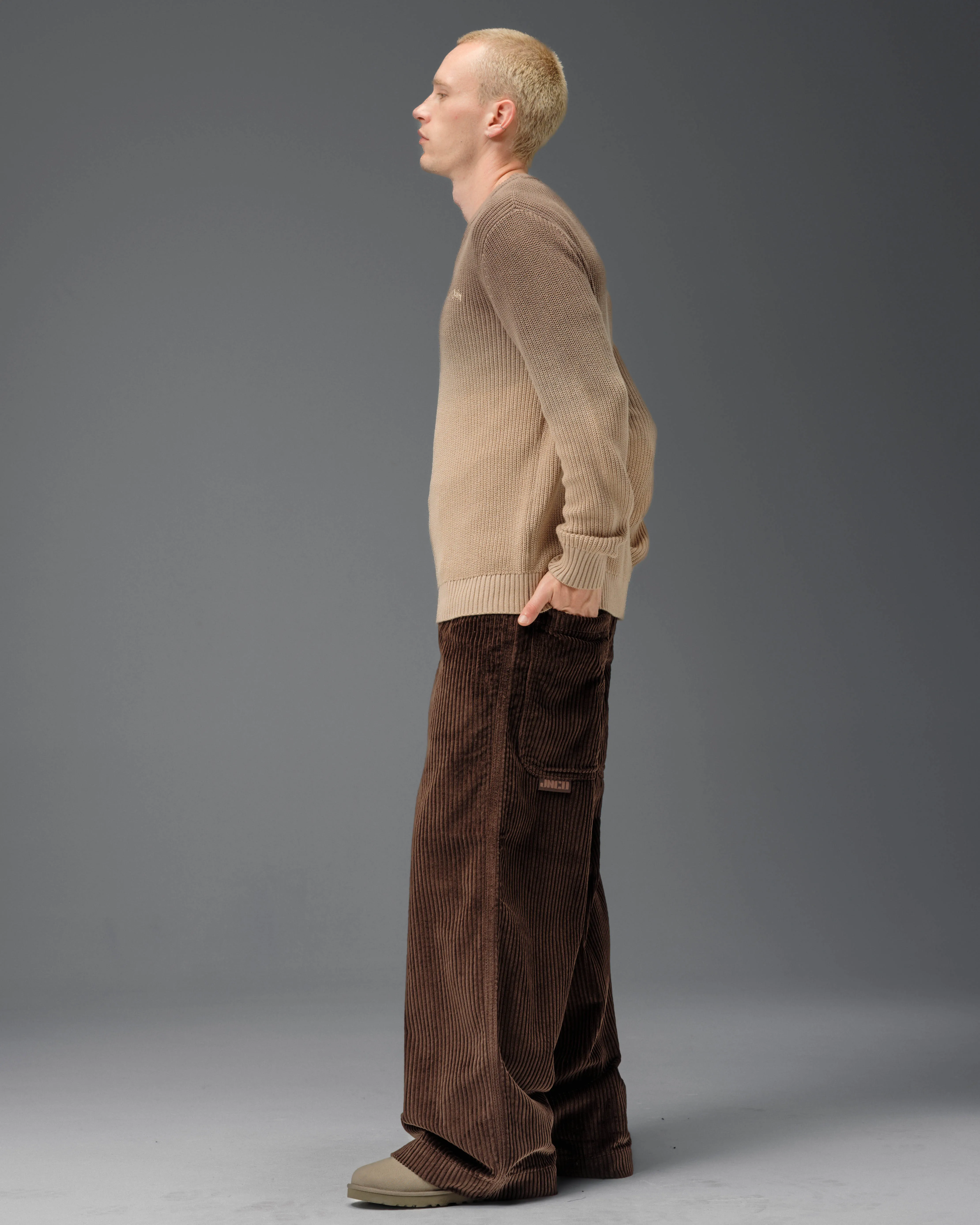 101 Twin Cannon. 26". 4 Wale Corduroy. Java Brown. sold by JNCO product image thumbnail 4