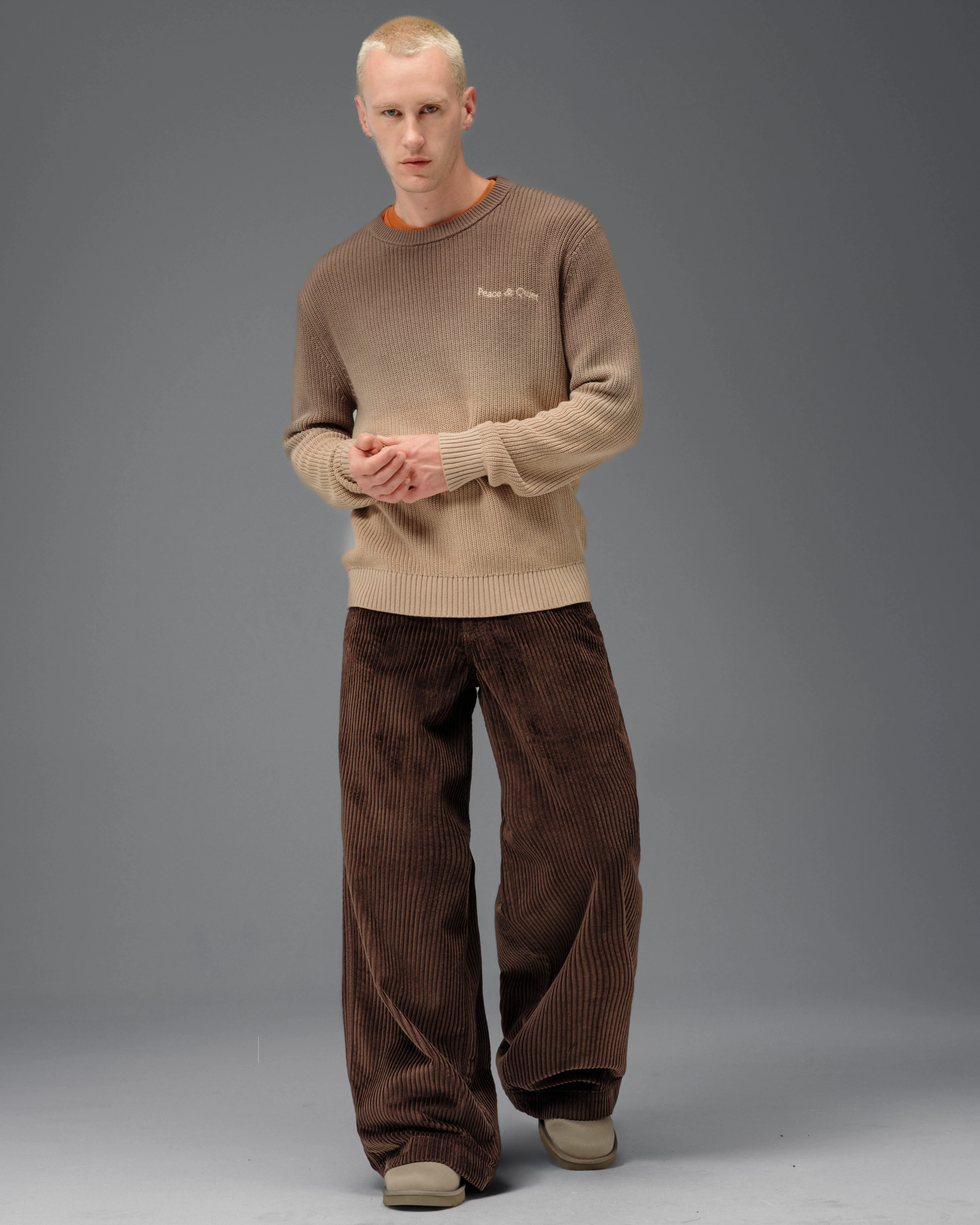 101 Twin Cannon. 26". 4 Wale Corduroy. Java Brown. sold by JNCO