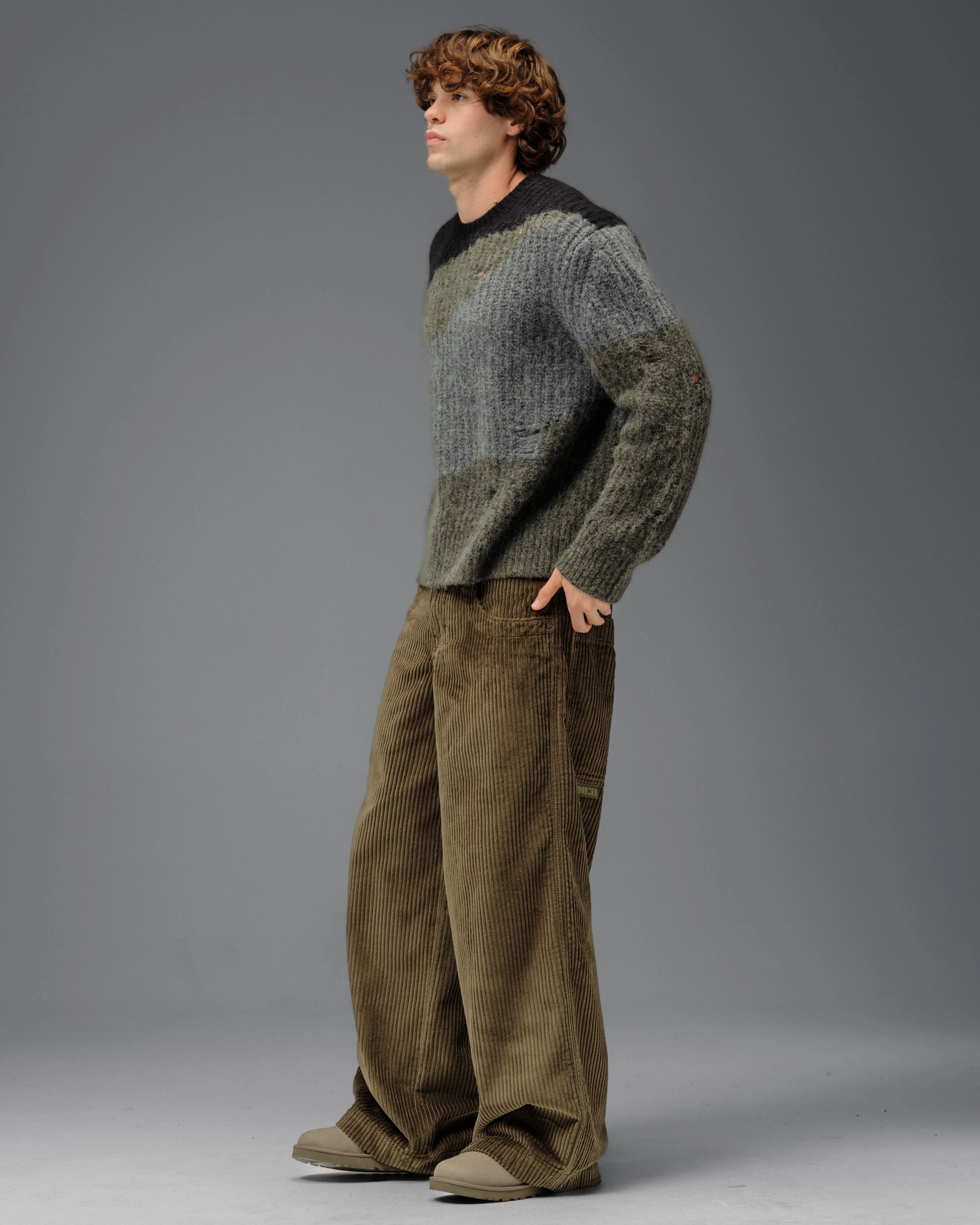 101 Twin Cannon. 26". 4 Wale Corduroy. Moss. NEW sold by JNCO product image thumbnail 2