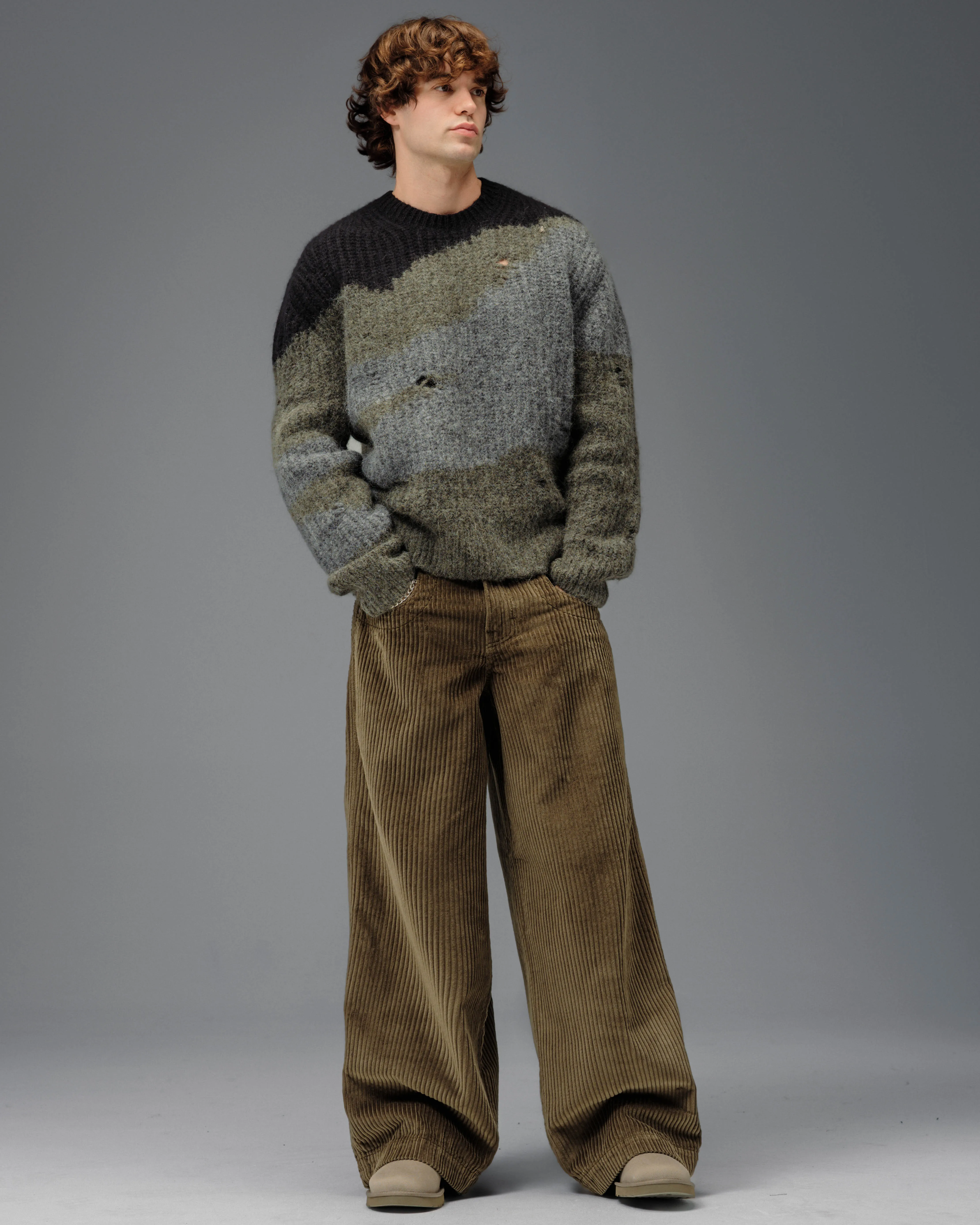 101 Twin Cannon. 26". 4 Wale Corduroy. Moss. NEW sold by JNCO product image thumbnail 3