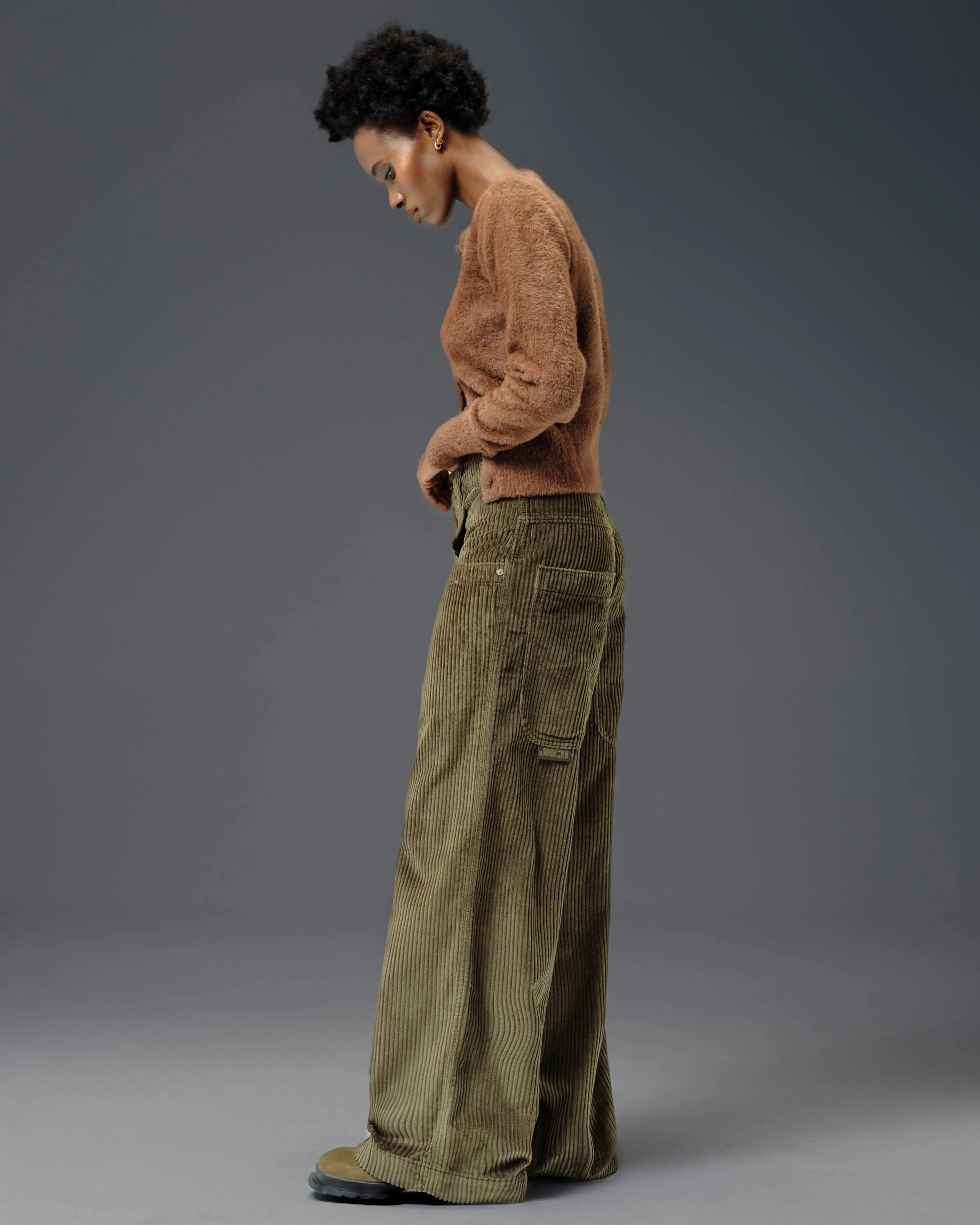 W101 Twin Cannon. 26". 4 Wale Corduroy. Moss. NEW sold by JNCO product image thumbnail 5