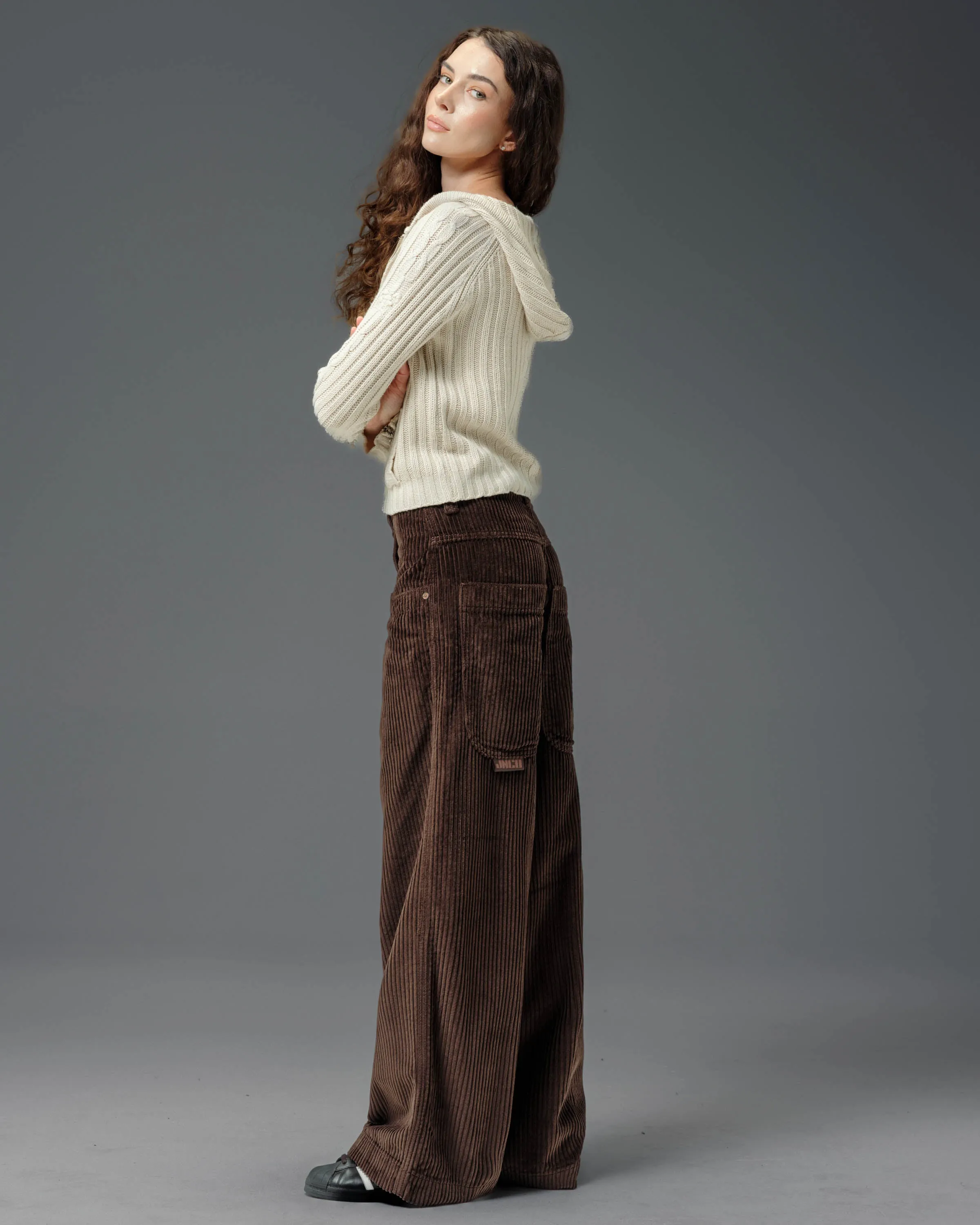 W101 Twin Cannon. 26". 4 Wale Corduroy. Java Brown. sold by JNCO product image thumbnail 5