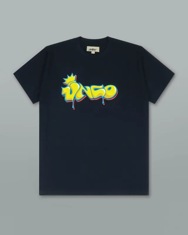 Jester Roots Tee. Navy. sold by JNCO