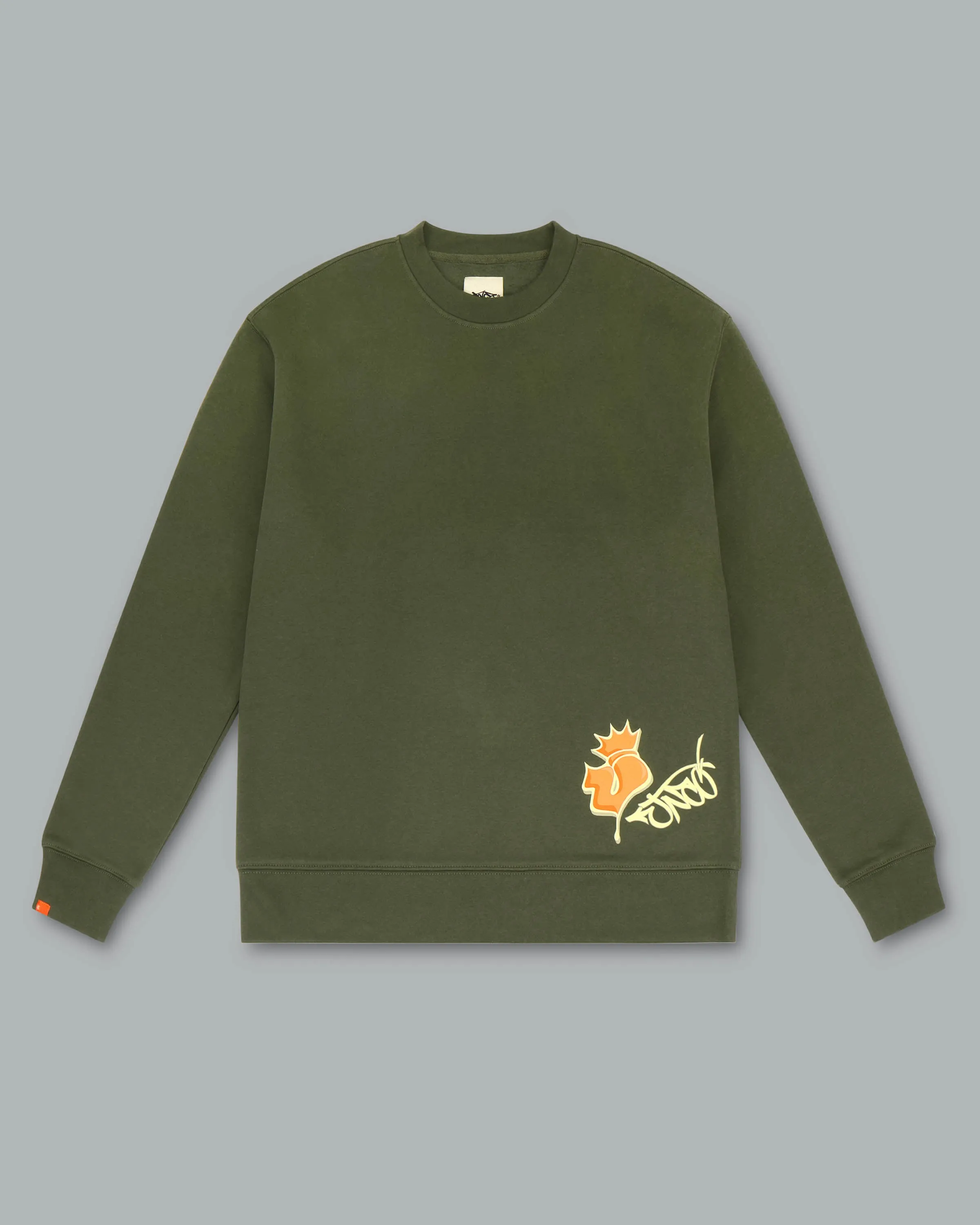 "4 The People" Crewneck. Cypress. sold by JNCO