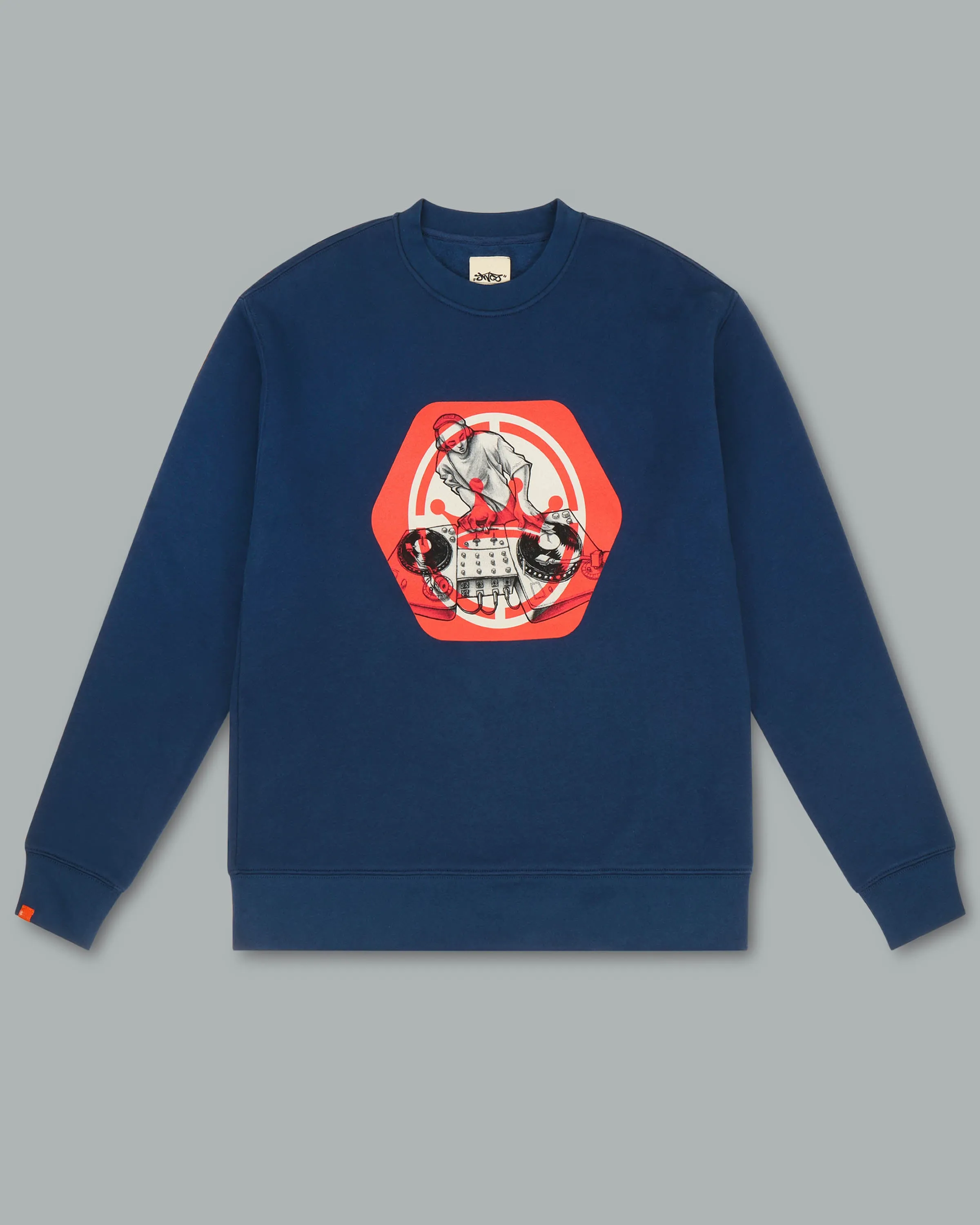 Spindle Crewneck. Cobalt. sold by JNCO
