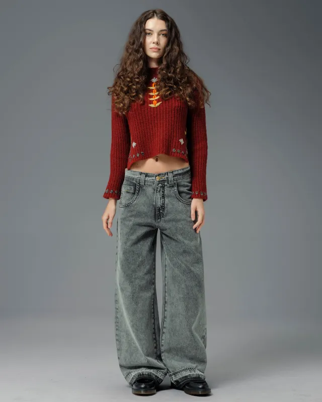 W Gambler. 23". Black Vintage. sold by JNCO