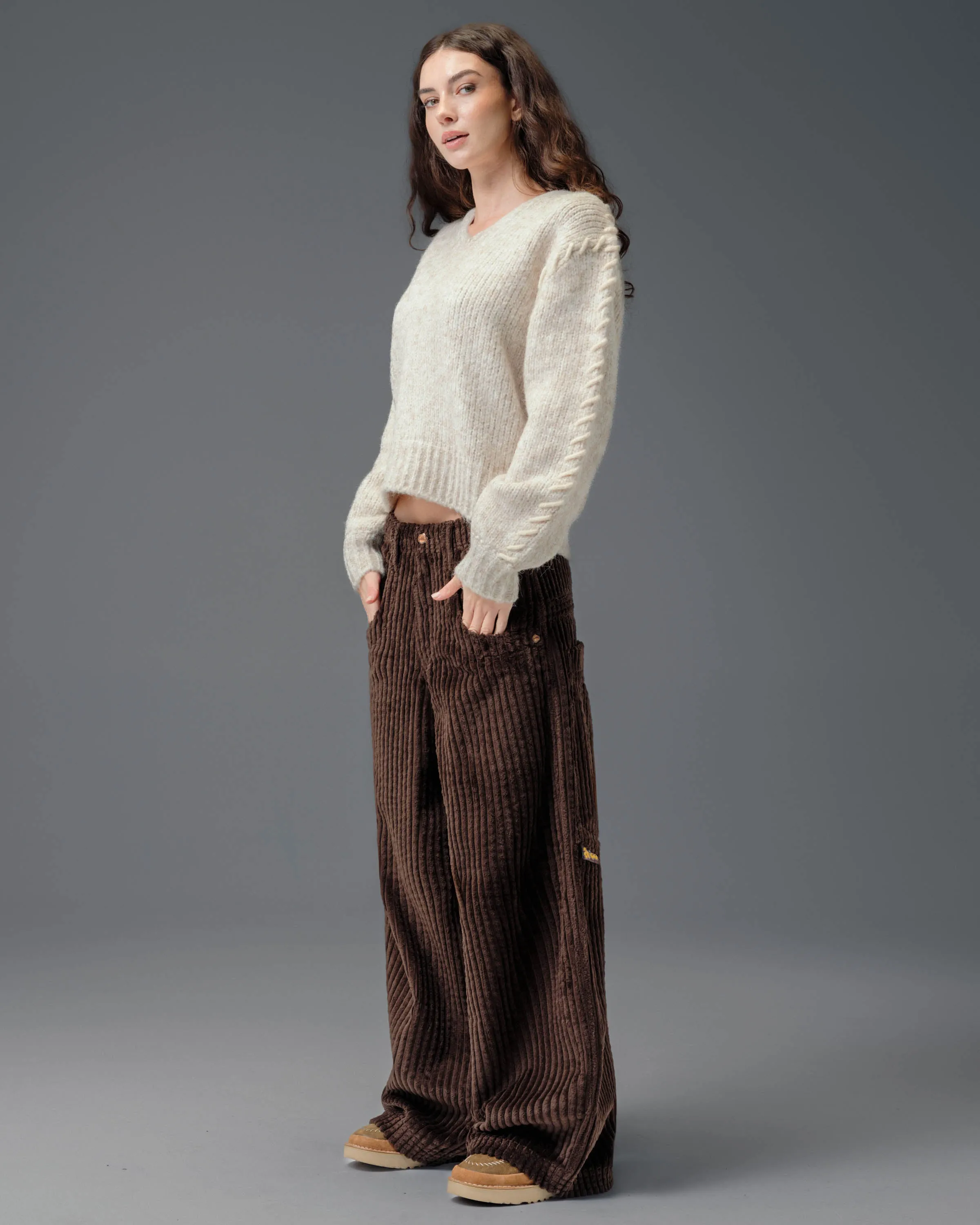 W Jester. 26". 2 Wale Corduroy. Java Brown. sold by JNCO product image thumbnail 4