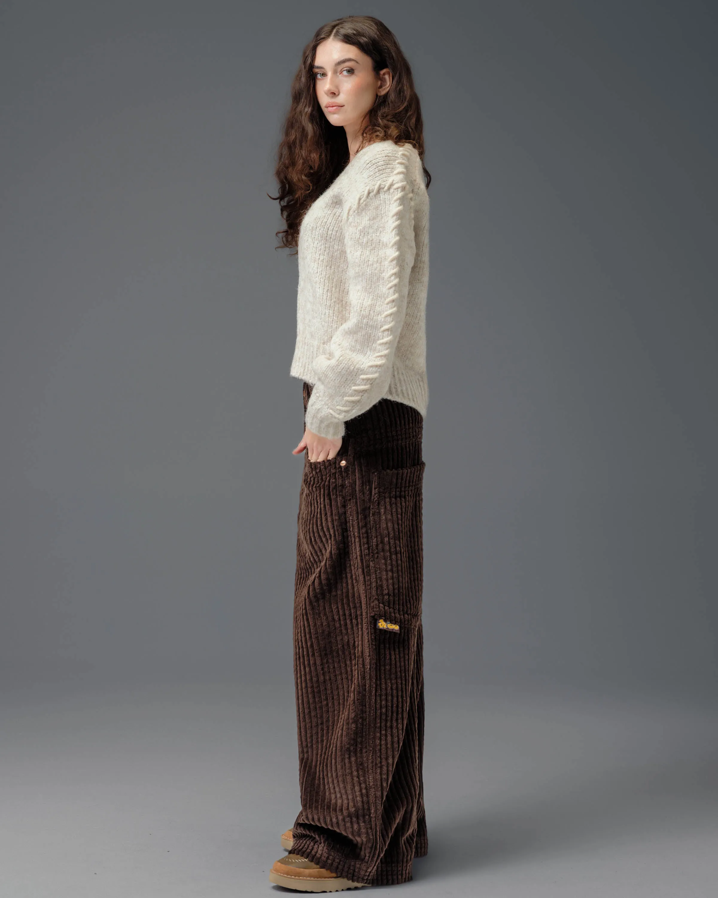 W Jester. 26". 2 Wale Corduroy. Java Brown. sold by JNCO product image thumbnail 5