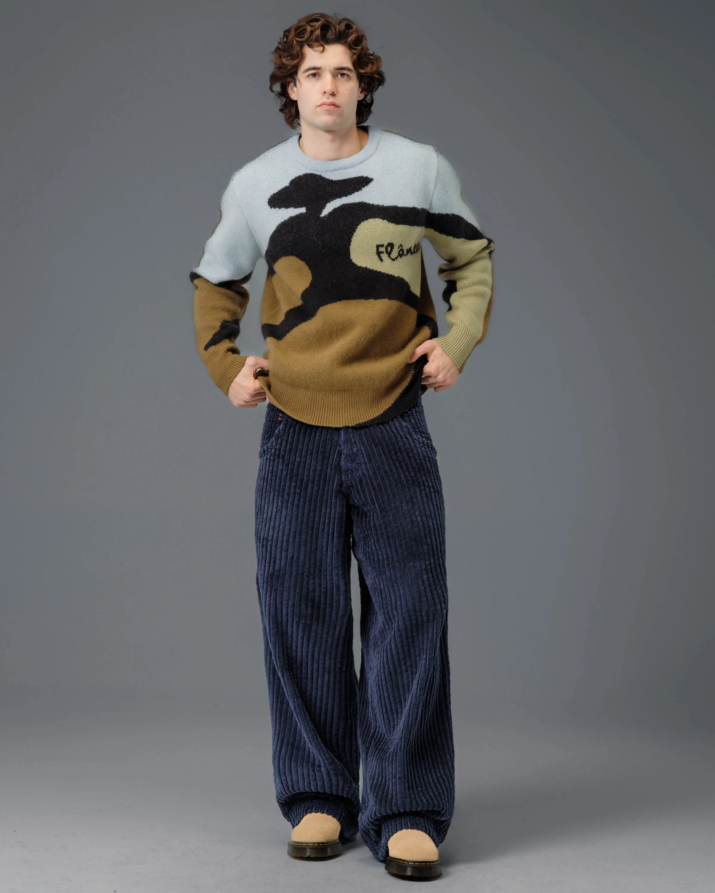 Wizard. 24". 2 Wale Corduroy. Navy. sold by JNCO product image thumbnail 3