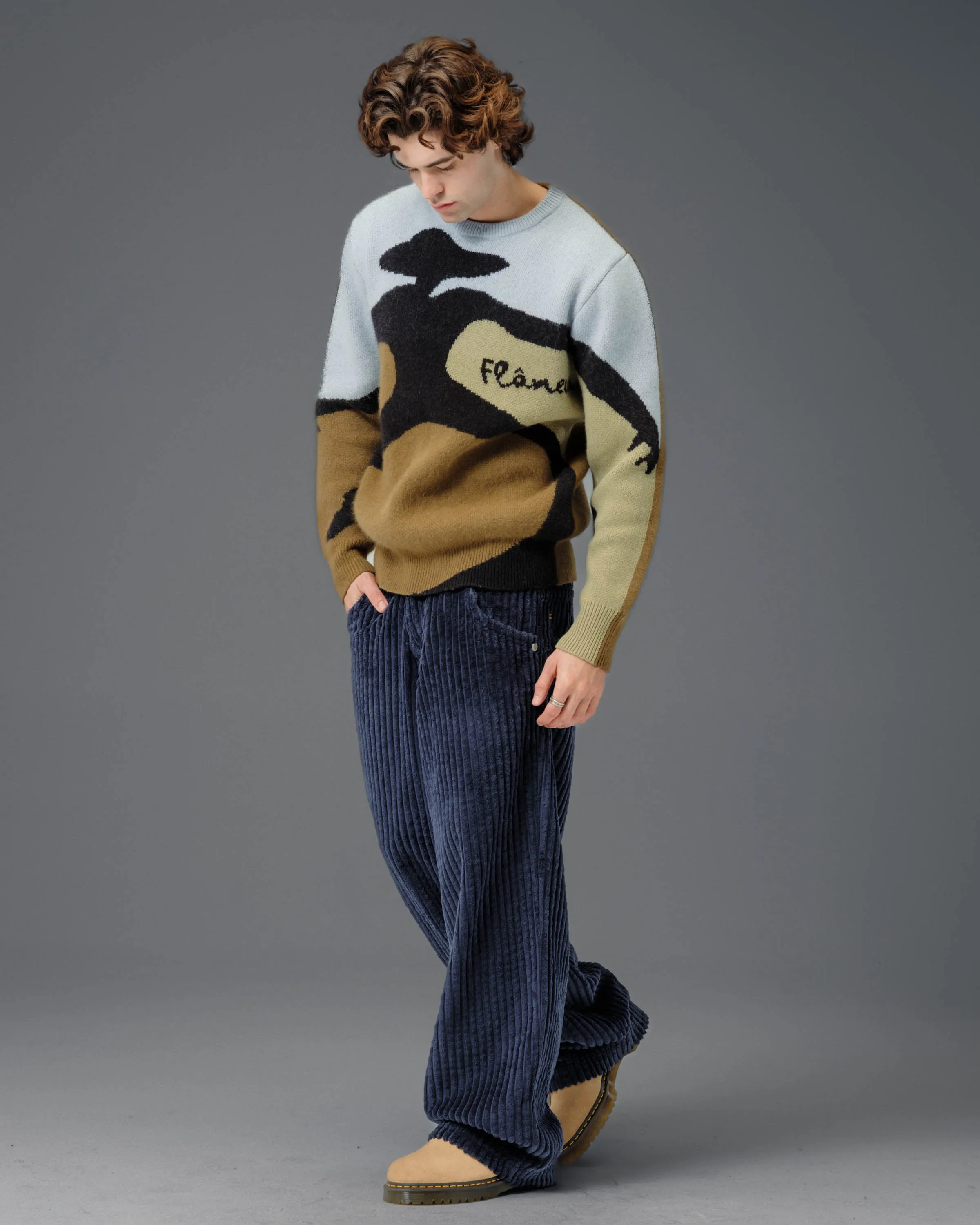 Wizard. 24". 2 Wale Corduroy. Navy. sold by JNCO product image thumbnail 4