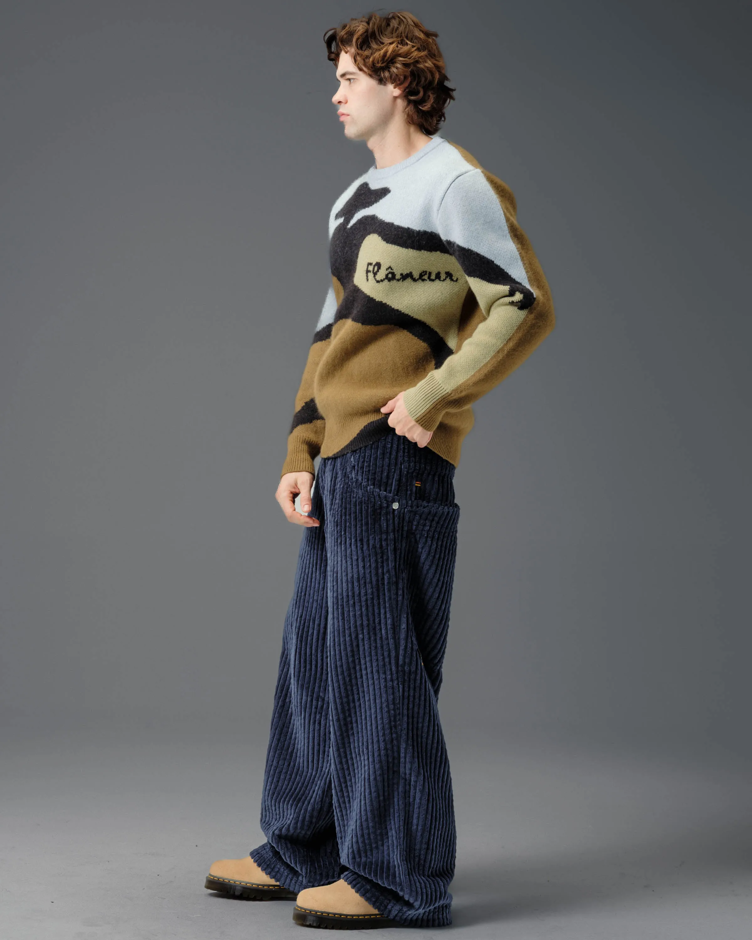 Wizard. 24". 2 Wale Corduroy. Navy. sold by JNCO product image thumbnail 5