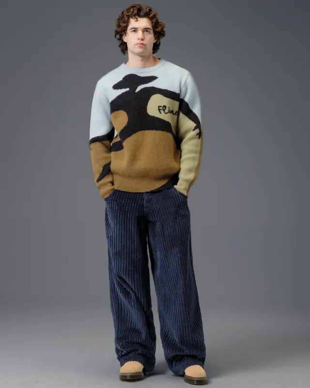 Wizard. 24". 2 Wale Corduroy. Navy. sold by JNCO