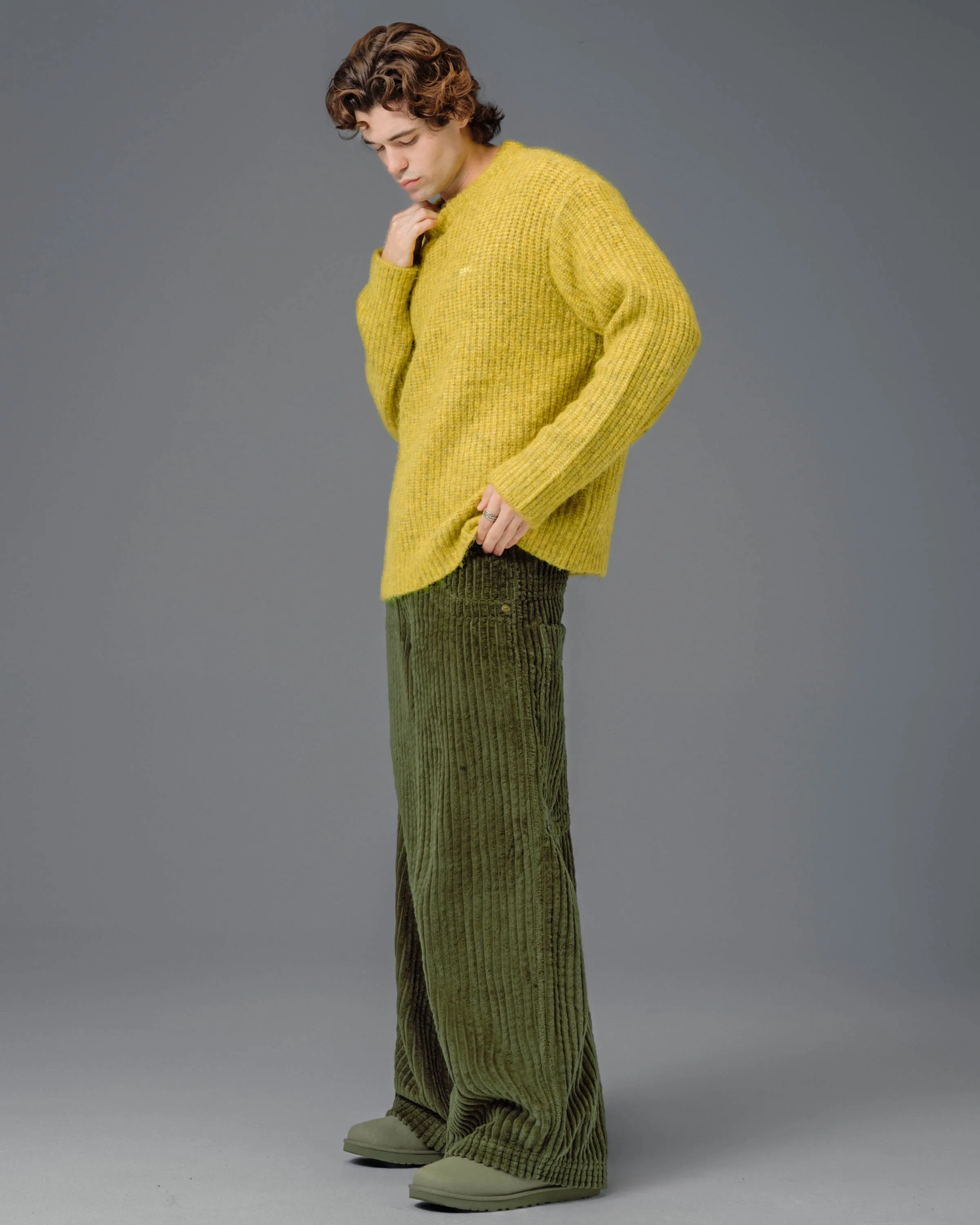 Jester. 26". 2 Wale Corduroy. Moss. sold by JNCO product image thumbnail 4