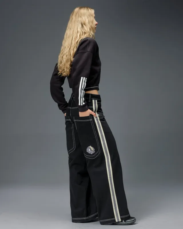 W Skunk. 26". Jet Black. sold by JNCO