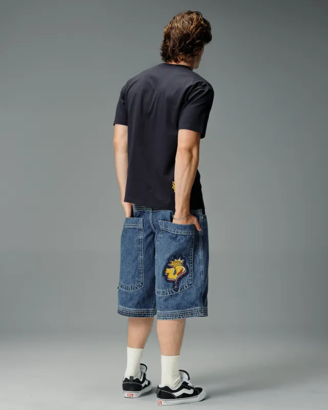 Jester Shorts. 15" Inseam. Dark Stone. made by JNCO