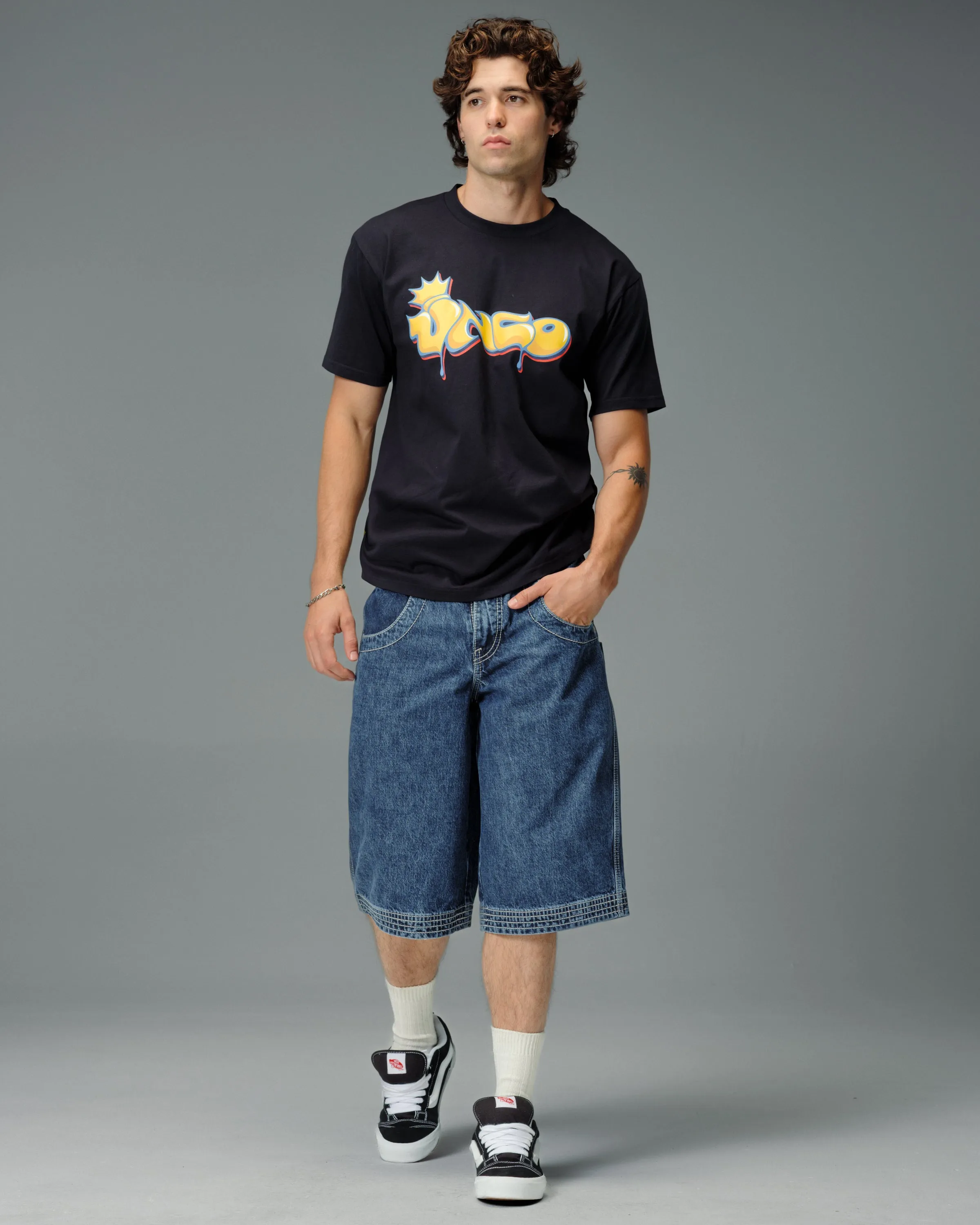 Jester Shorts. 15" Inseam. Dark Stone. sold by JNCO product image thumbnail 4