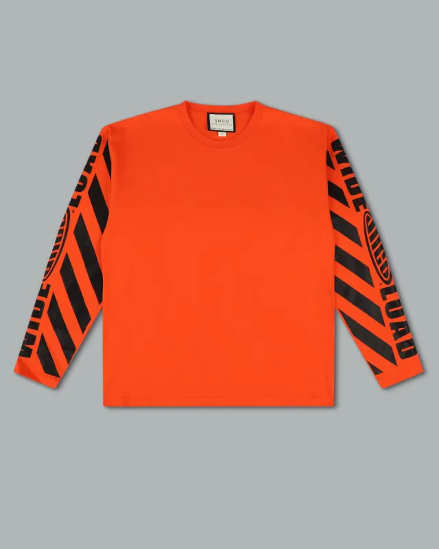 Wide Load Long Sleeve Tee. Orange. sold by JNCO