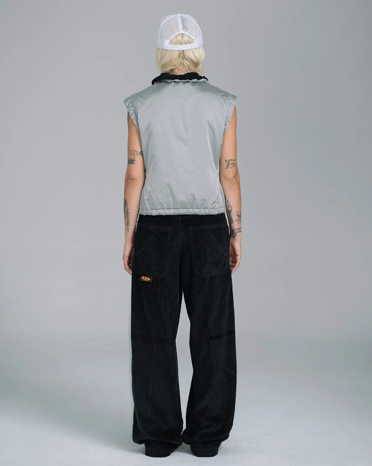 W179 Pipes. 23". 4 Wale Corduroy. Black. sold by JNCO product image thumbnail 2