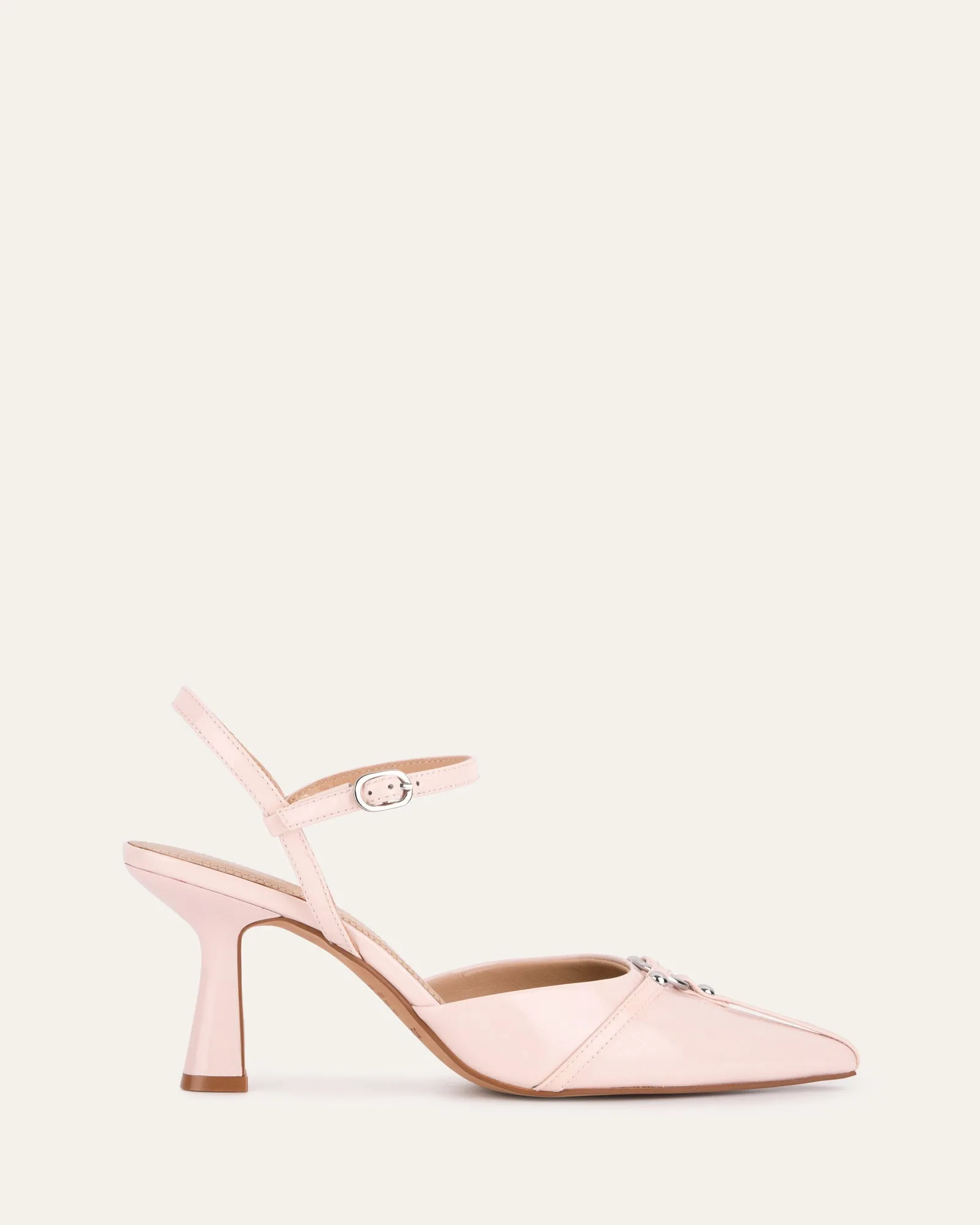 YURI HIGH HEELS SOFT PINK PATENT sold by Jo Mercer