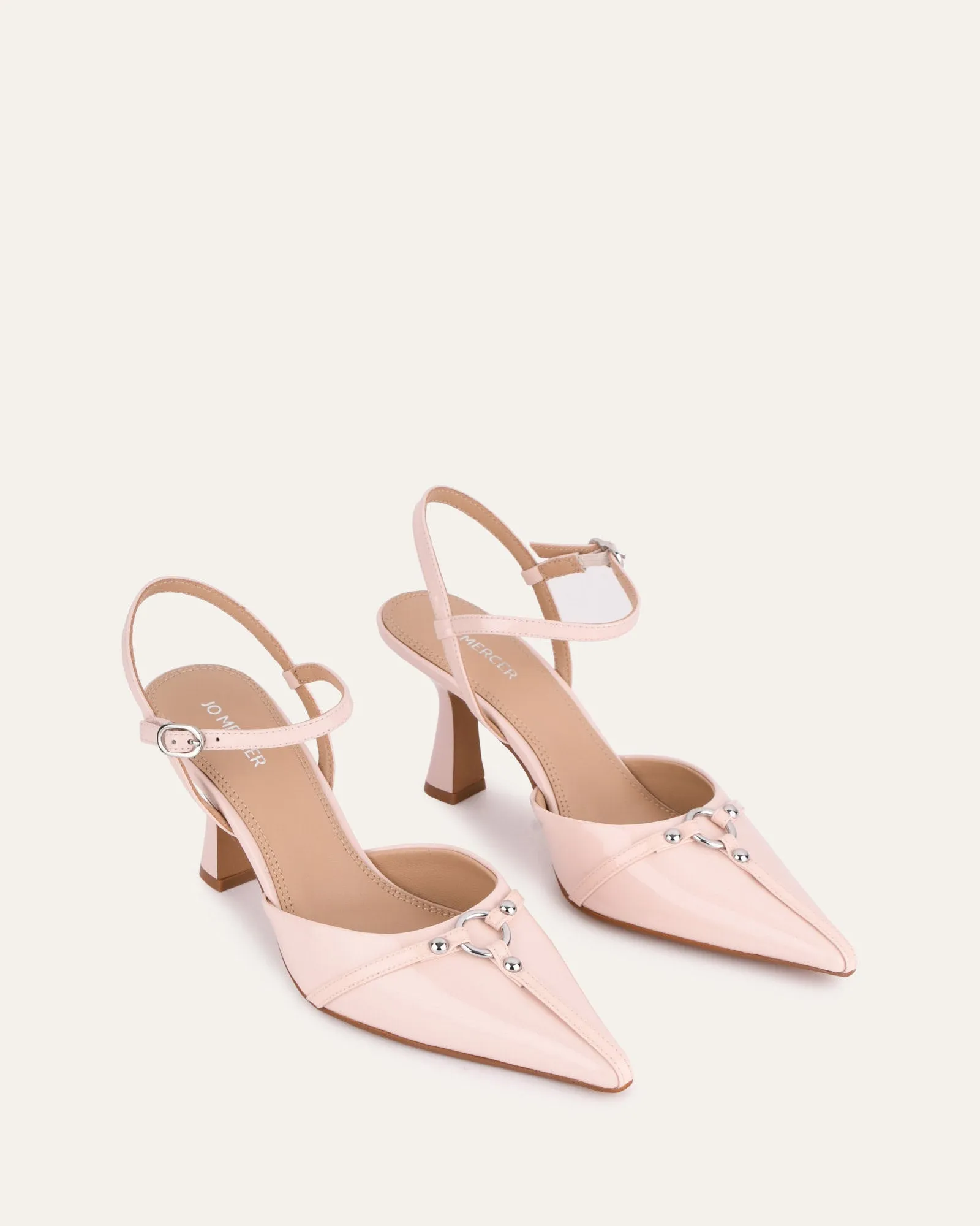 YURI HIGH HEELS SOFT PINK PATENT sold by Jo Mercer product image thumbnail 3