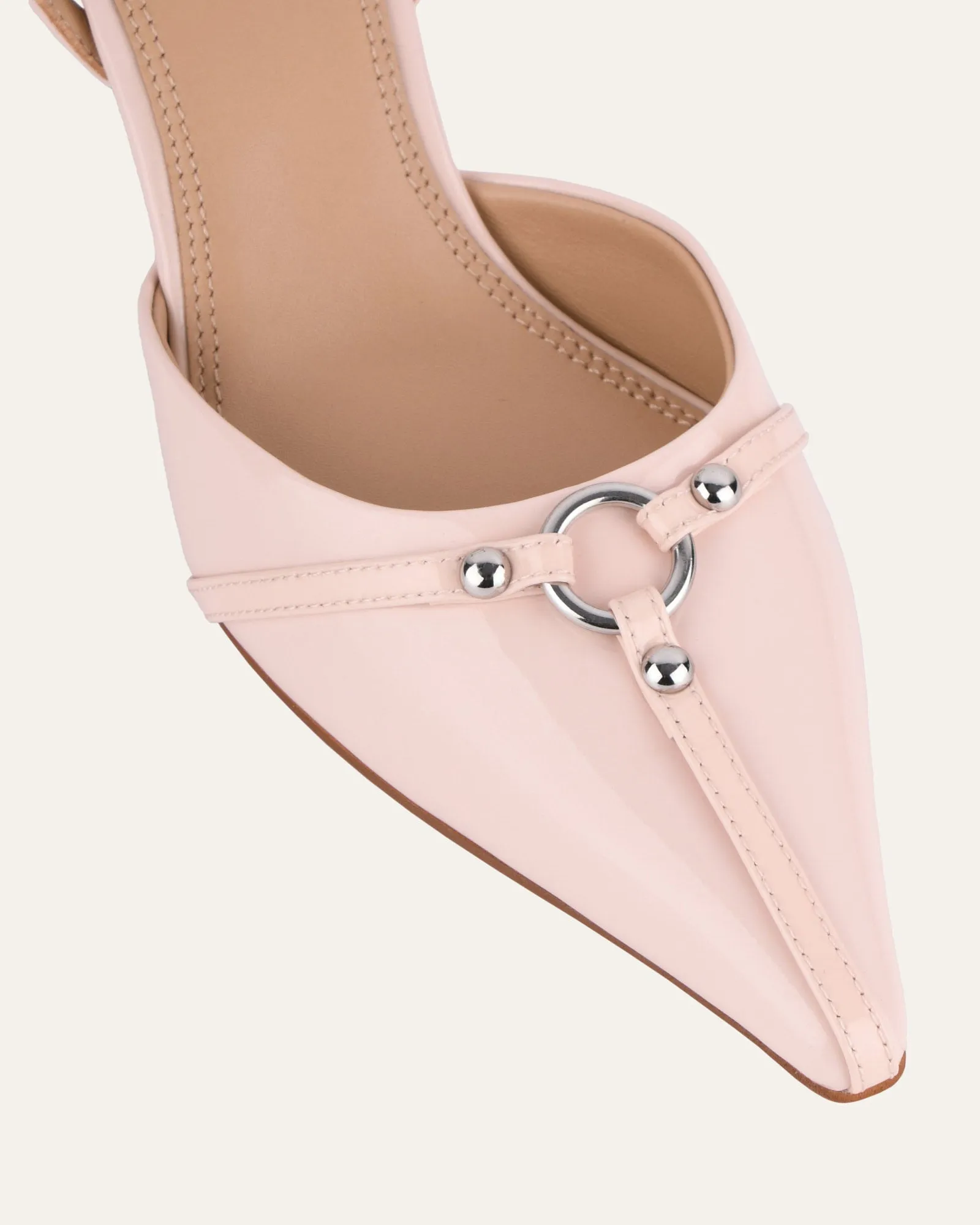 YURI HIGH HEELS SOFT PINK PATENT sold by Jo Mercer product image thumbnail 4