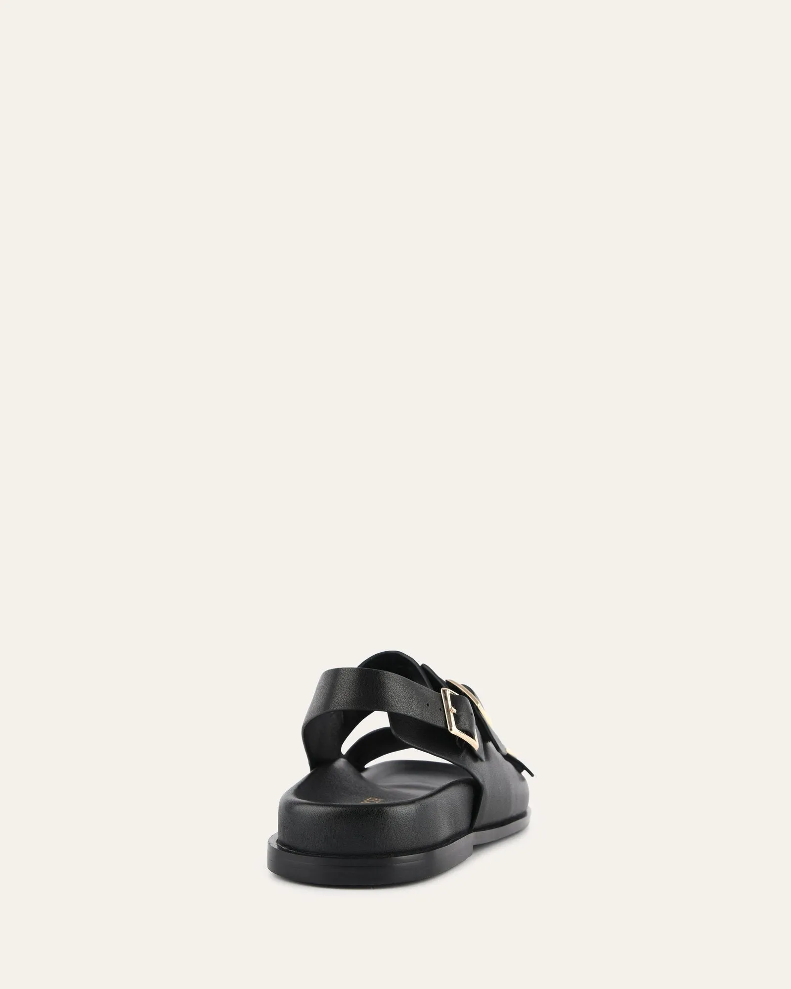 VERONA FLAT SANDALS BLACK LEATHER sold by Jo Mercer product image thumbnail 5