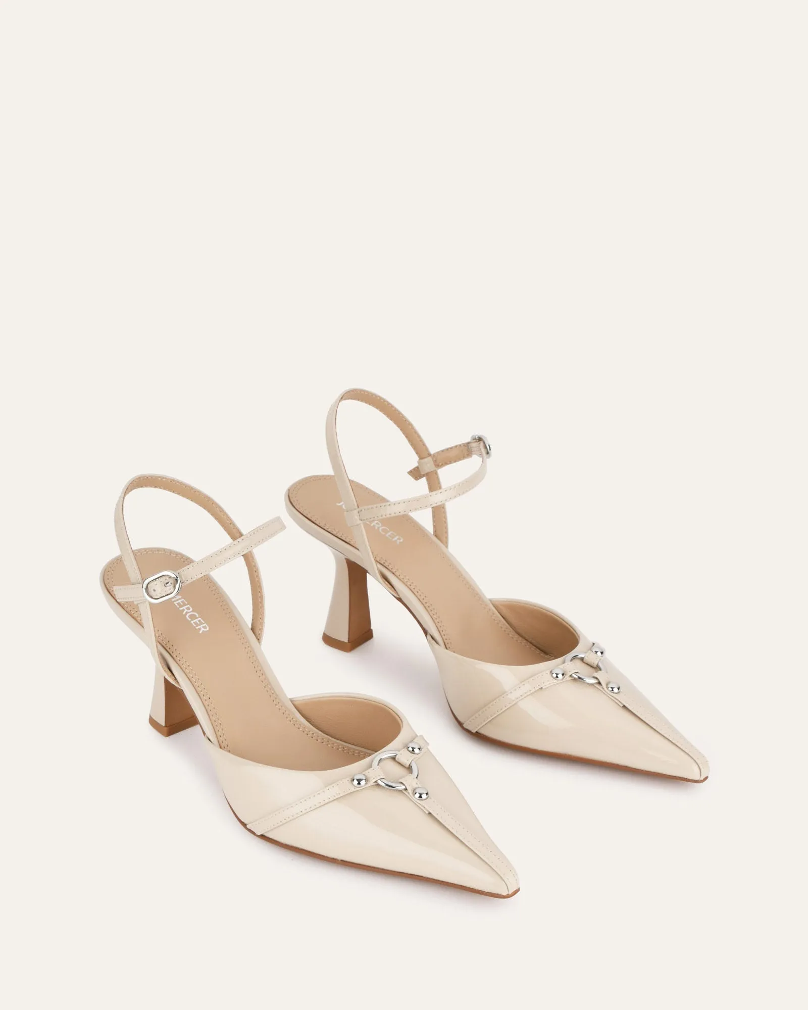 YURI HIGH HEELS SAND PATENT sold by Jo Mercer product image thumbnail 3