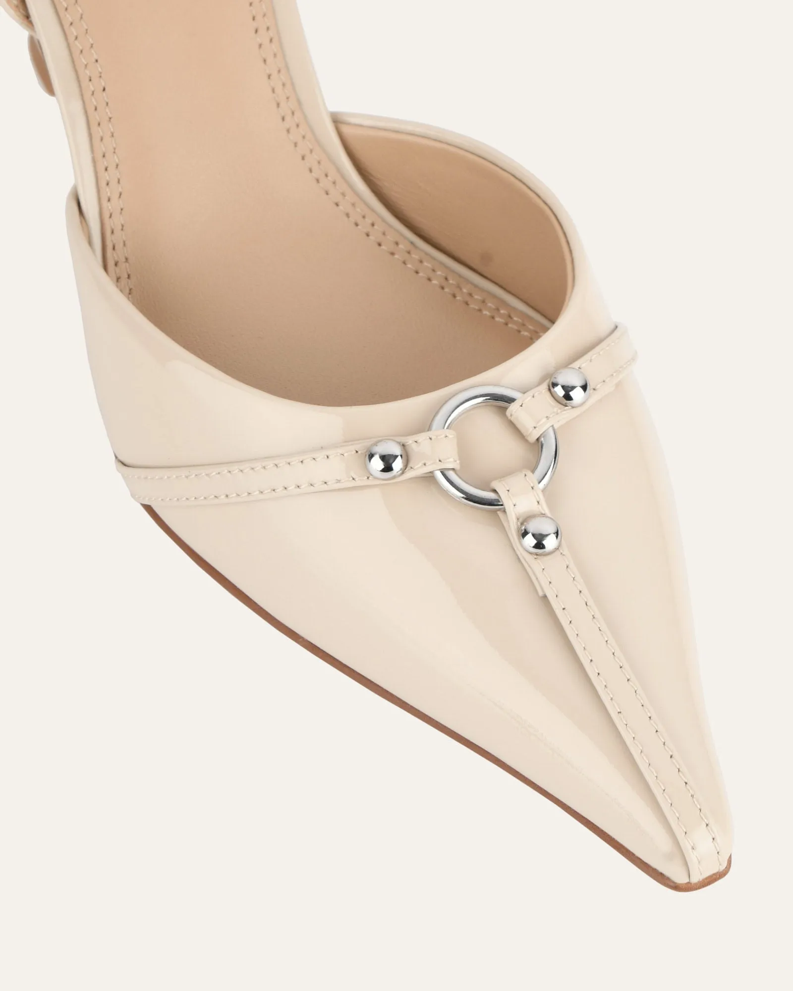 YURI HIGH HEELS SAND PATENT sold by Jo Mercer product image thumbnail 4