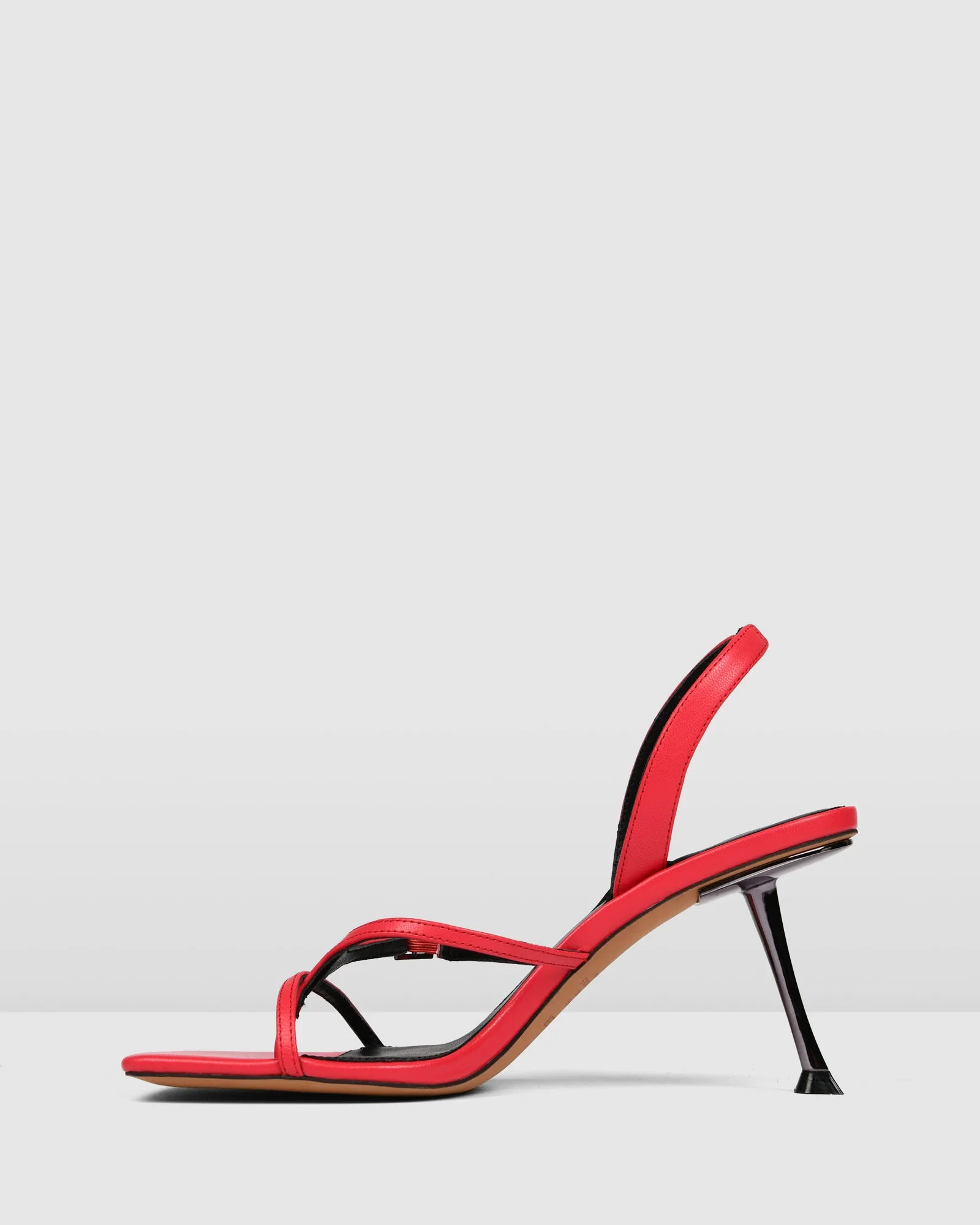 OLYSSA HIGH HEEL SANDALS HOT PINK LEATHER sold by Jo Mercer product image thumbnail 5